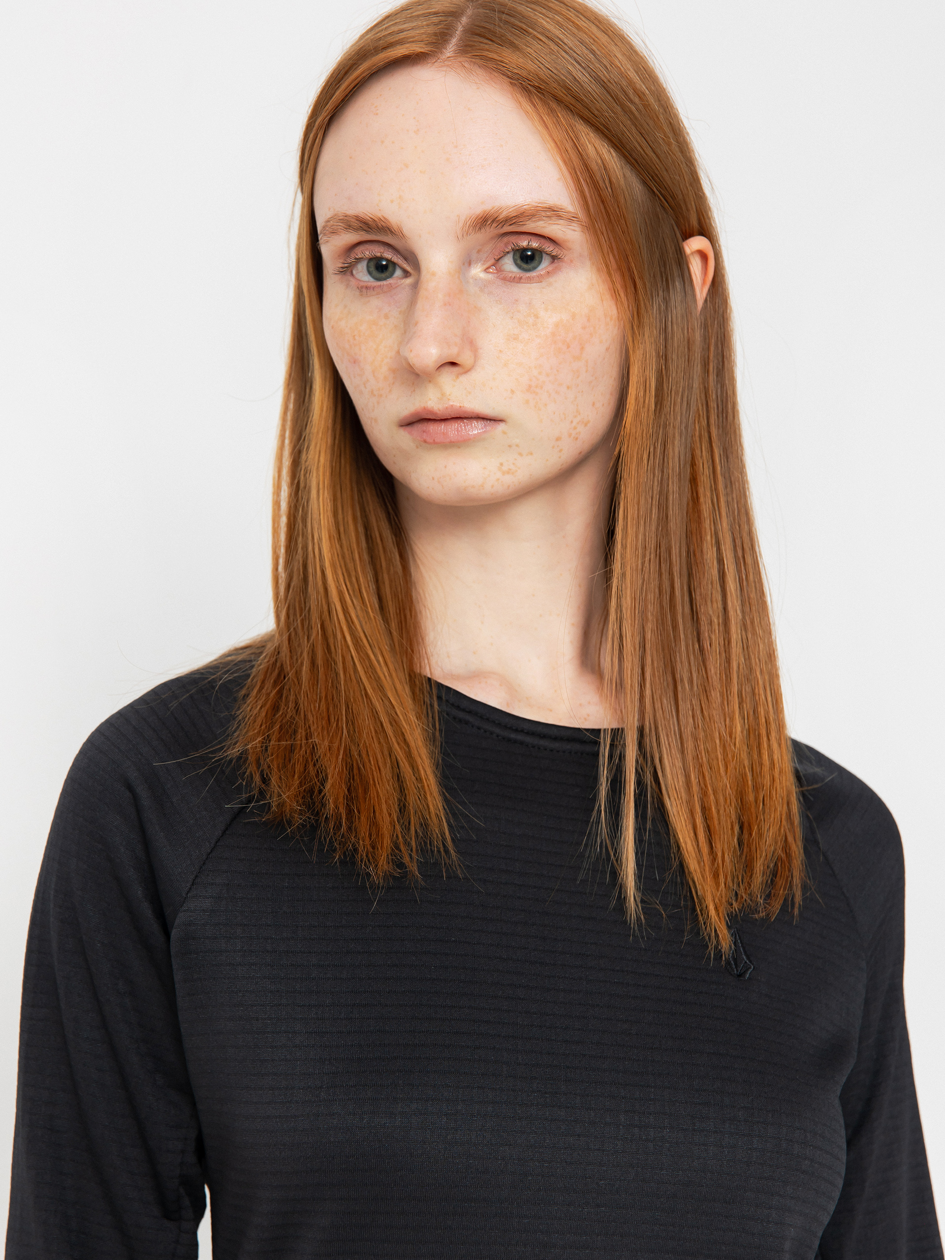 Pentru femei Hanorac termic Volcom Gridlock Crew (black)