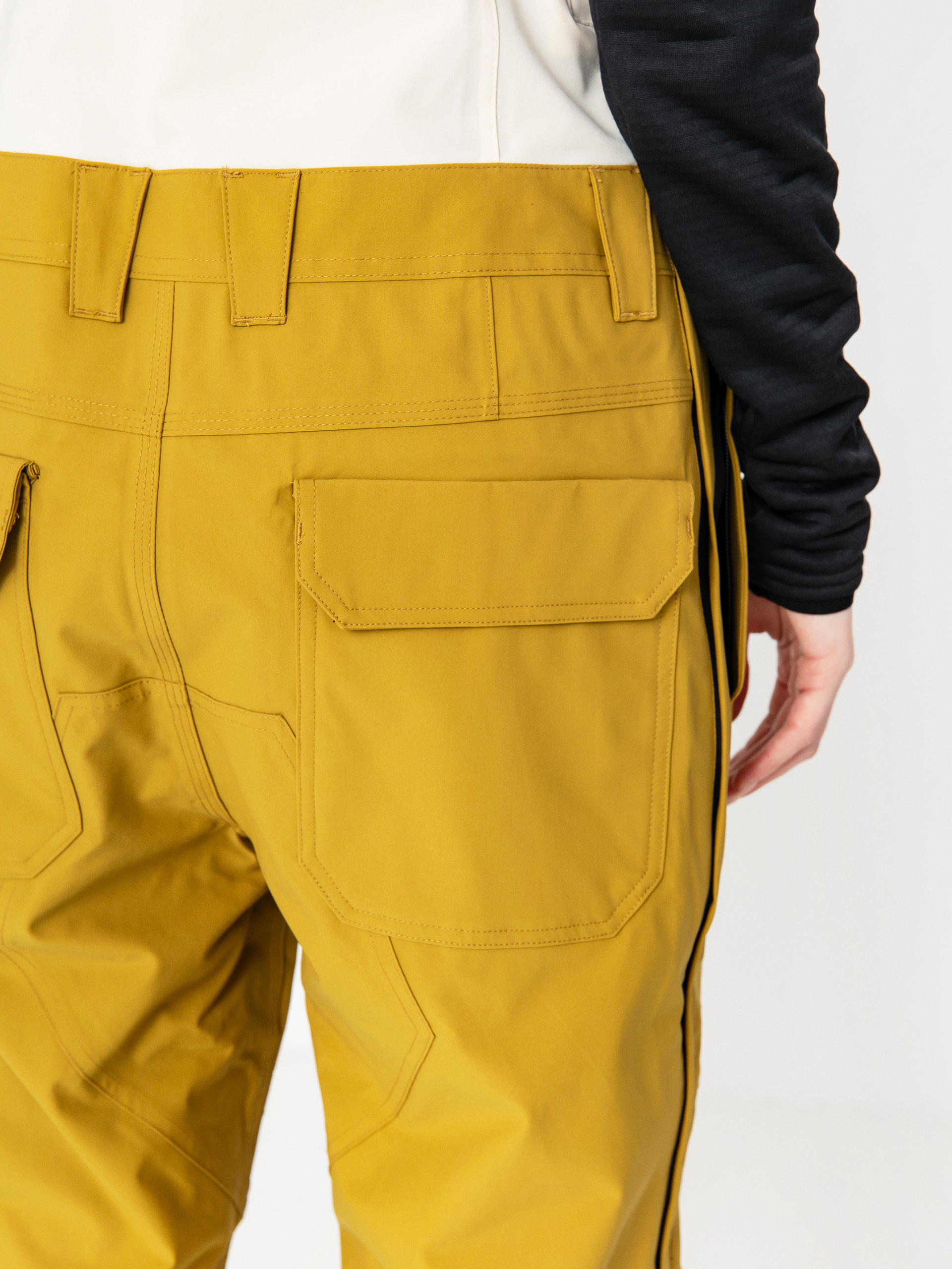 Pentru femei Pantaloni pentru snowboard ThirtyTwo Basement Bib (tan)