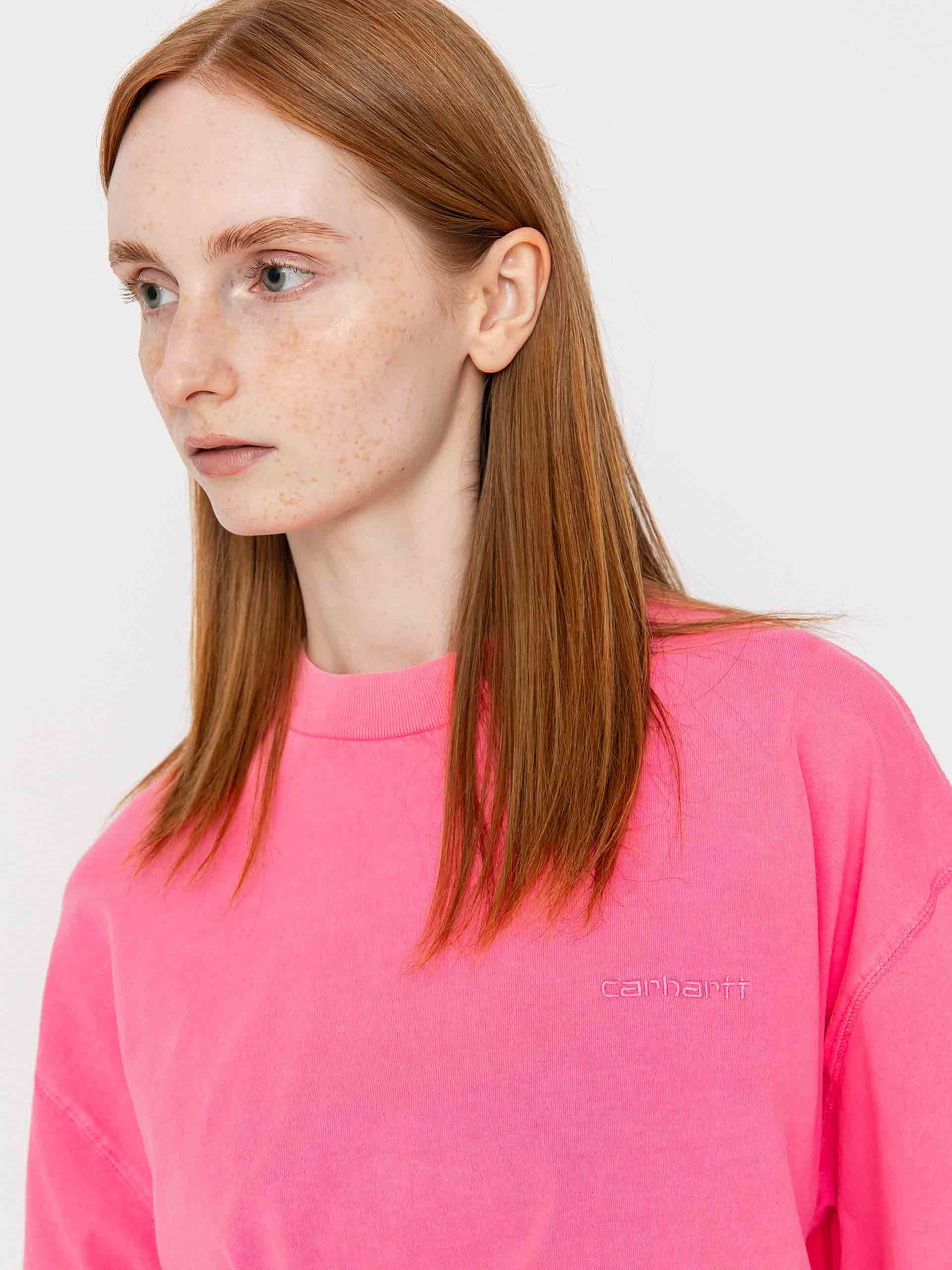 Tricou Carhartt WIP Lumo Wmn (lumo pink)