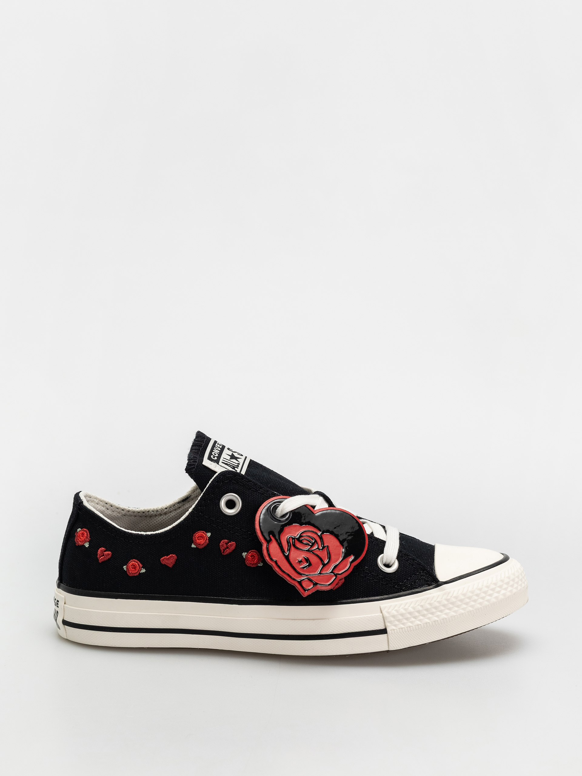 Teniși Converse Chuck Taylor All Star Ox Wmn (black/red/egret)