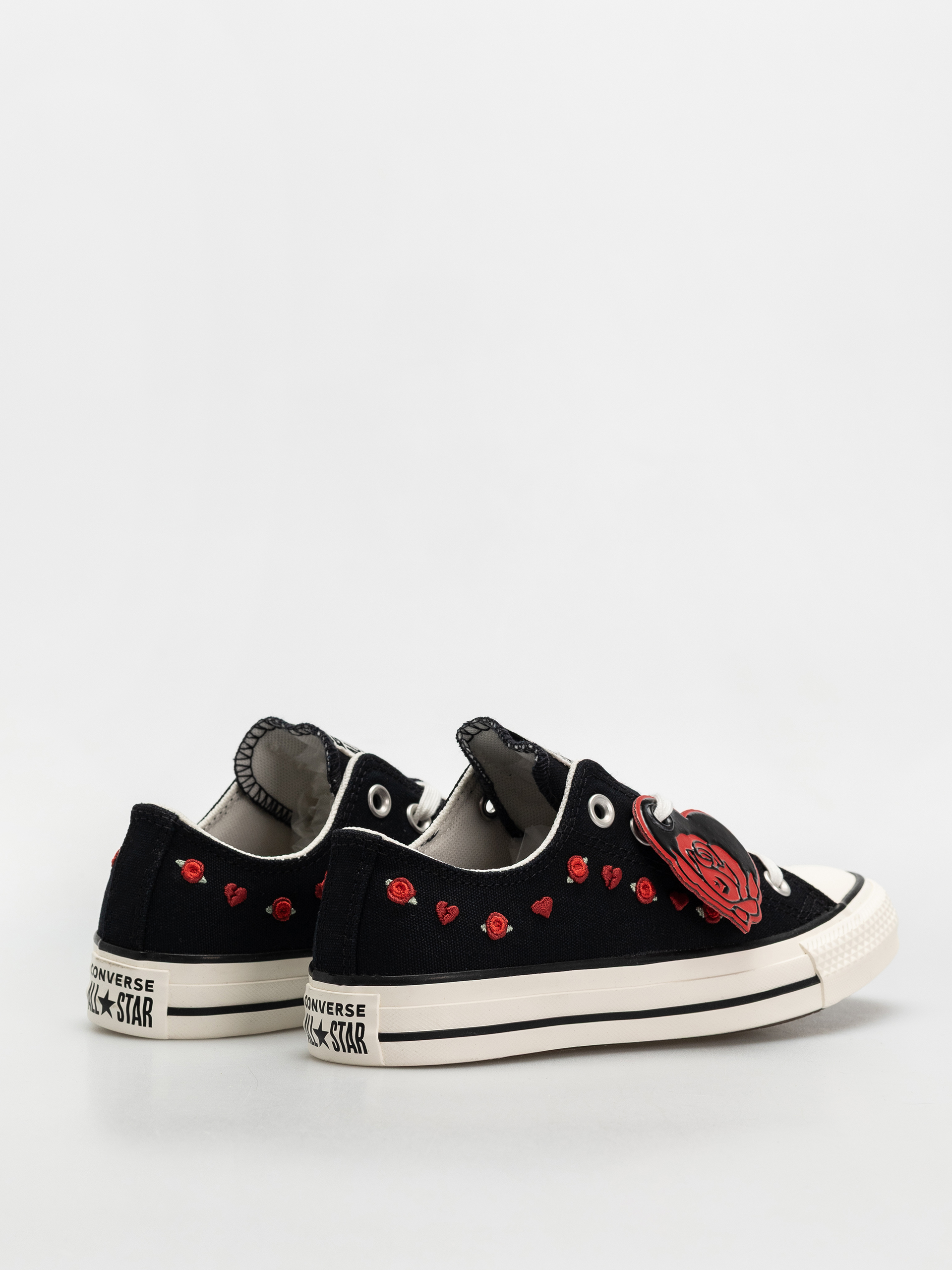 Teniși Converse Chuck Taylor All Star Ox Wmn (black/red/egret)