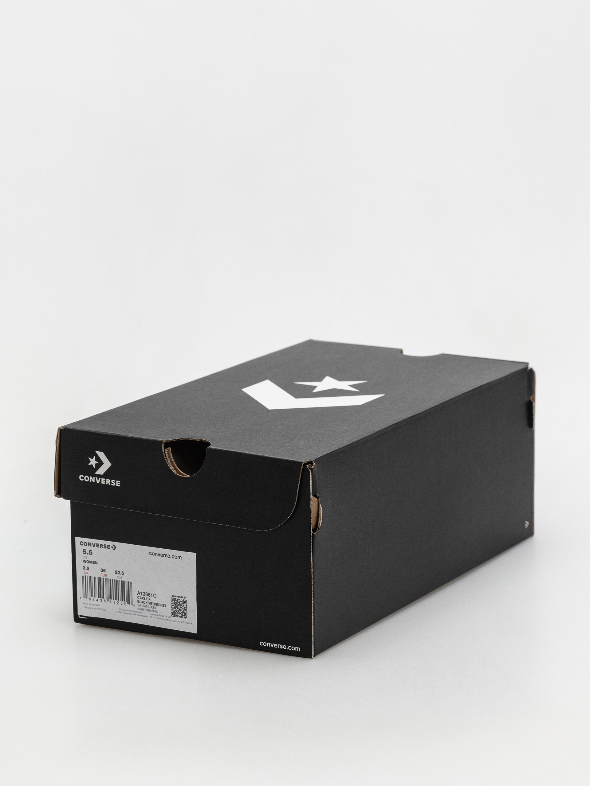 Teniși Converse Chuck Taylor All Star Ox Wmn (black/red/egret)