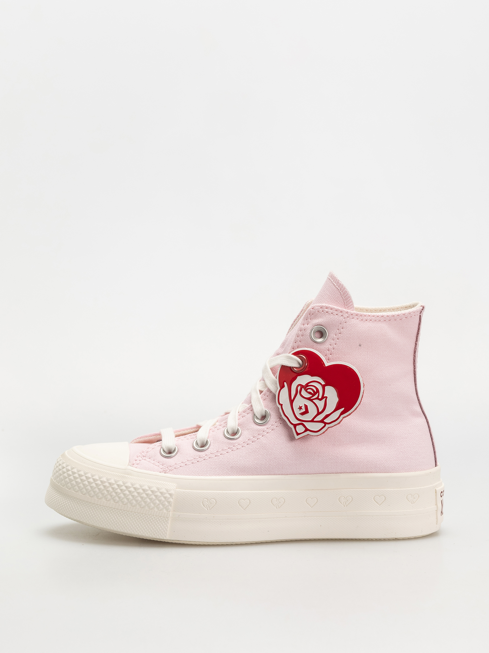 Teniși Converse Chuck 70 Lift Hi Wmn (sugar berry/egret/sugar berry)
