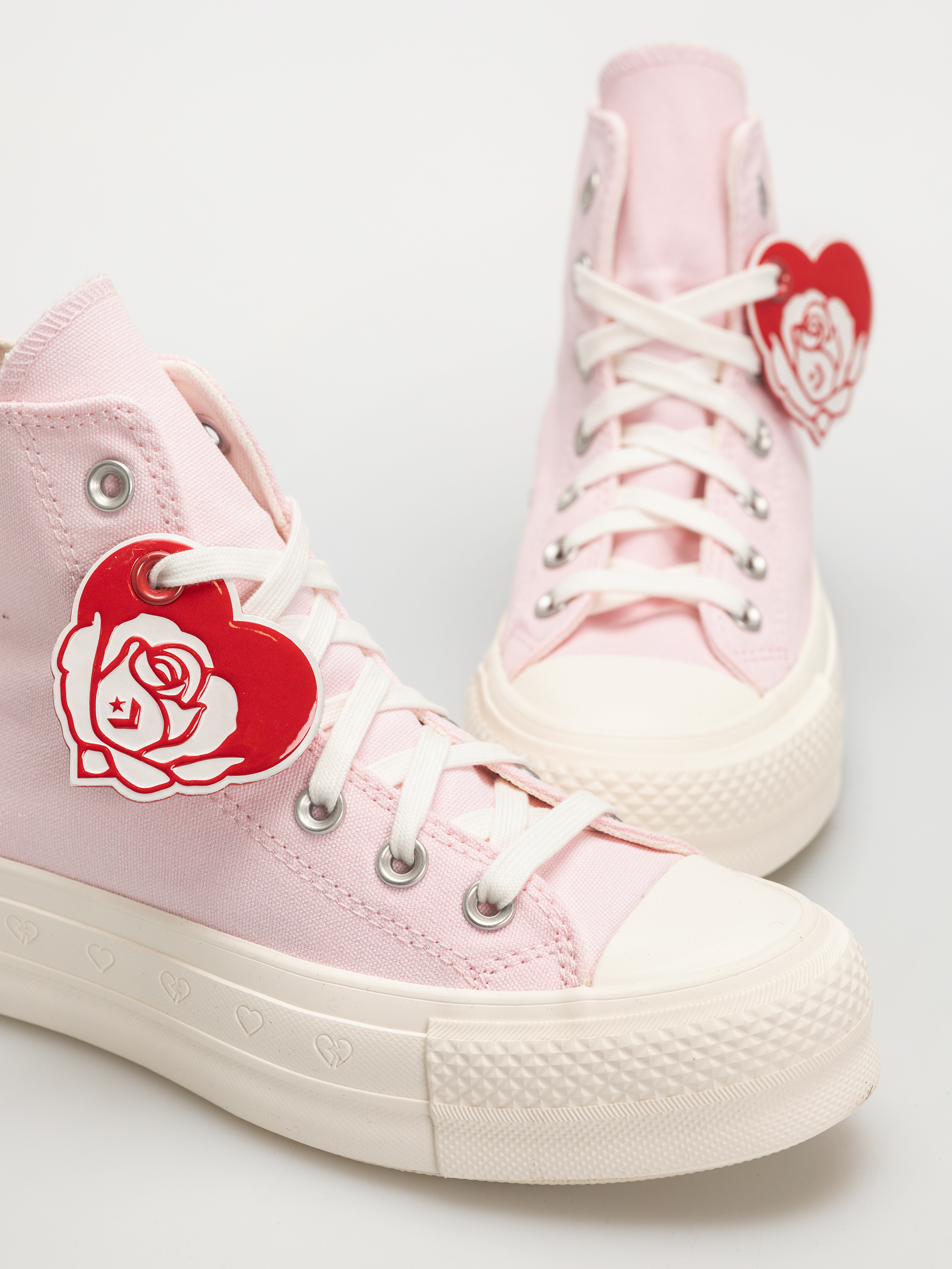 Teniși Converse Chuck 70 Lift Hi Wmn (sugar berry/egret/sugar berry)