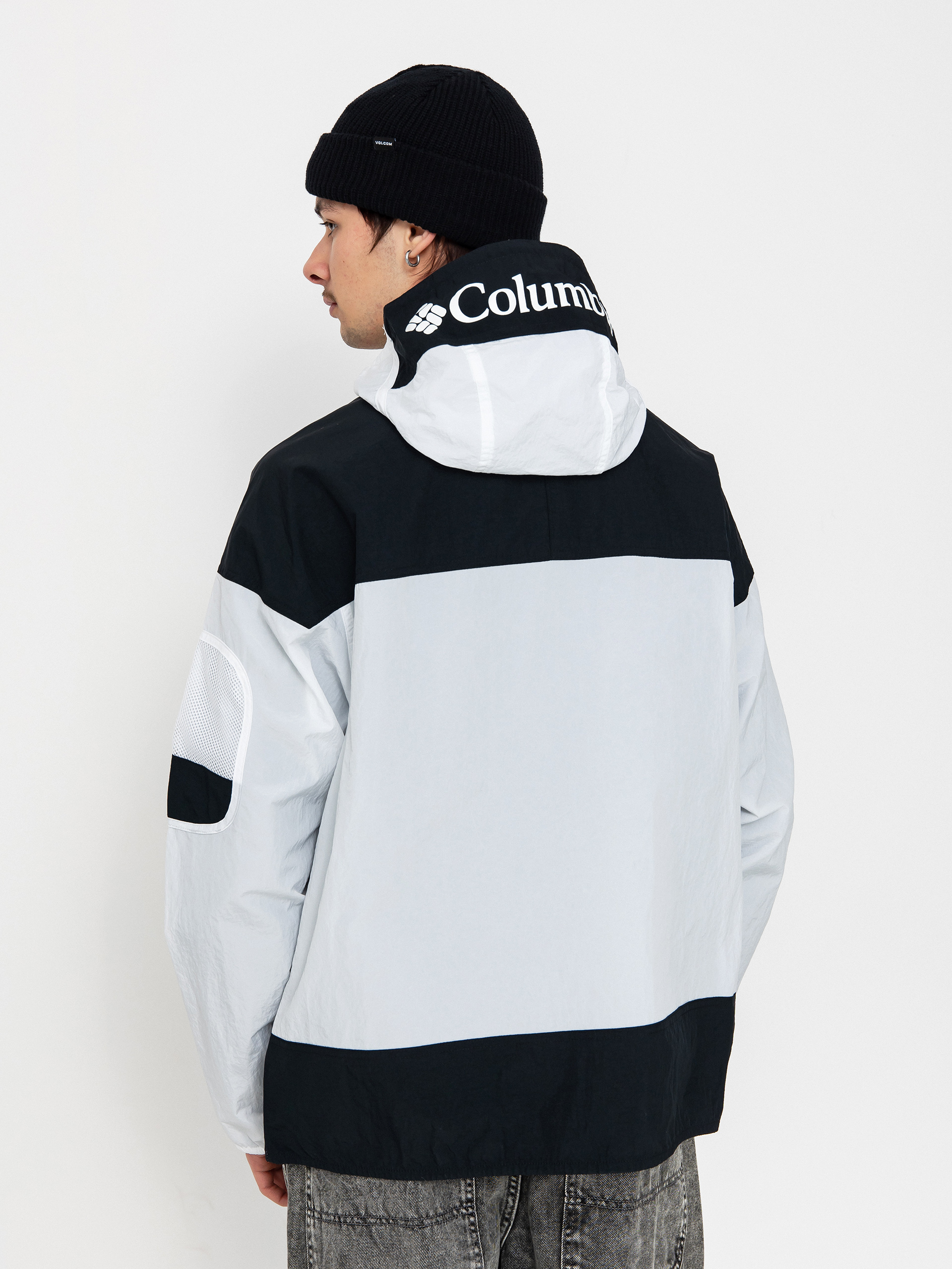 Geacă Columbia Challenger II Windbreaker (white/black)