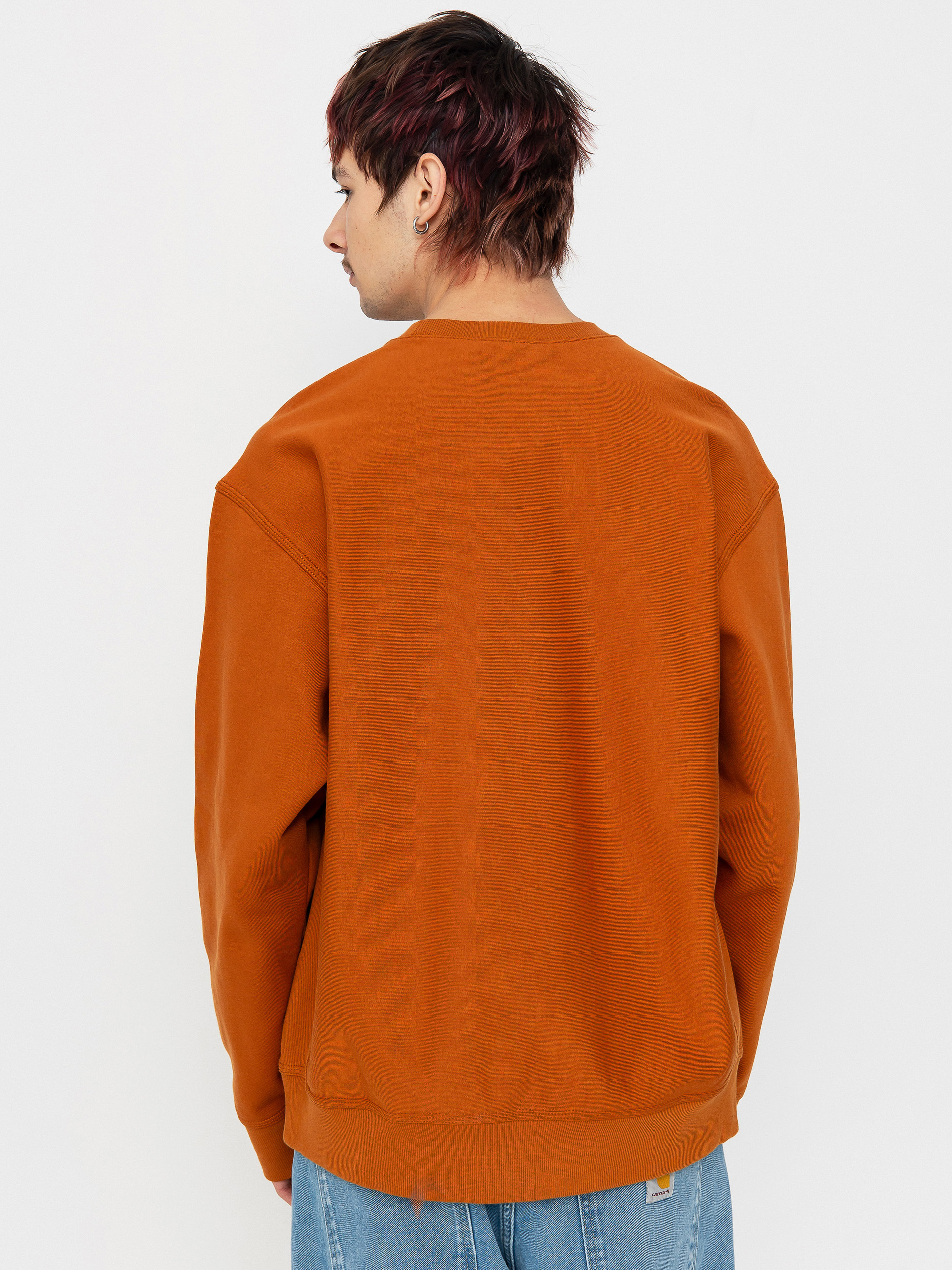 Hanorac Carhartt WIP American Script (sienna)