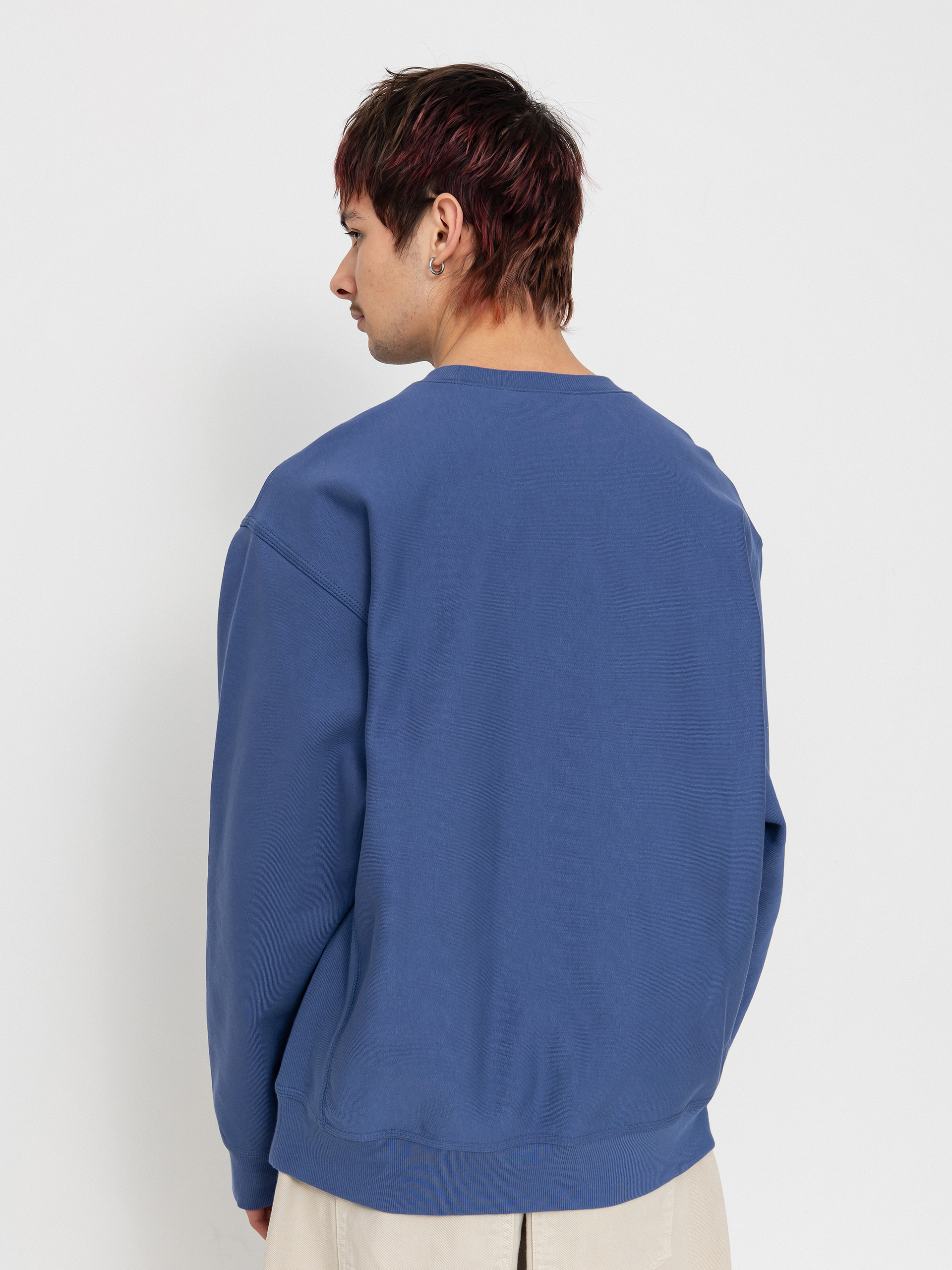 Hanorac Carhartt WIP American Script (blue iris)
