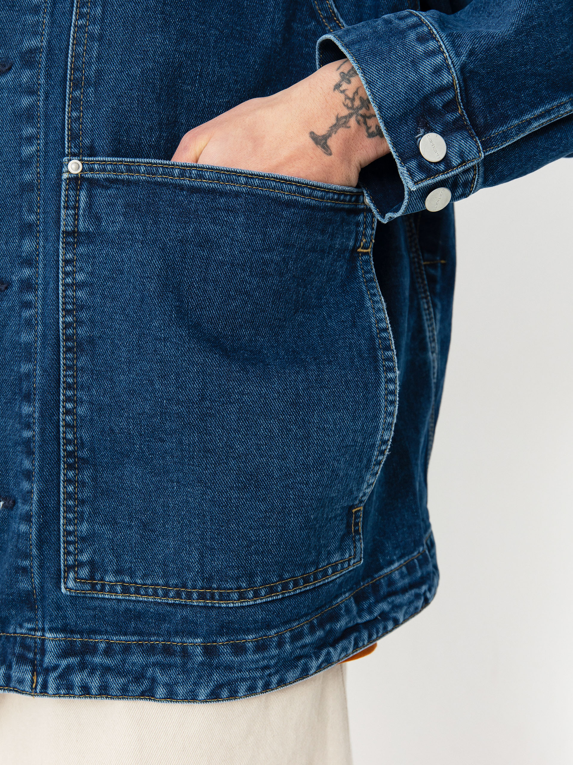 Geacă Carhartt WIP OG Double Front (blue)