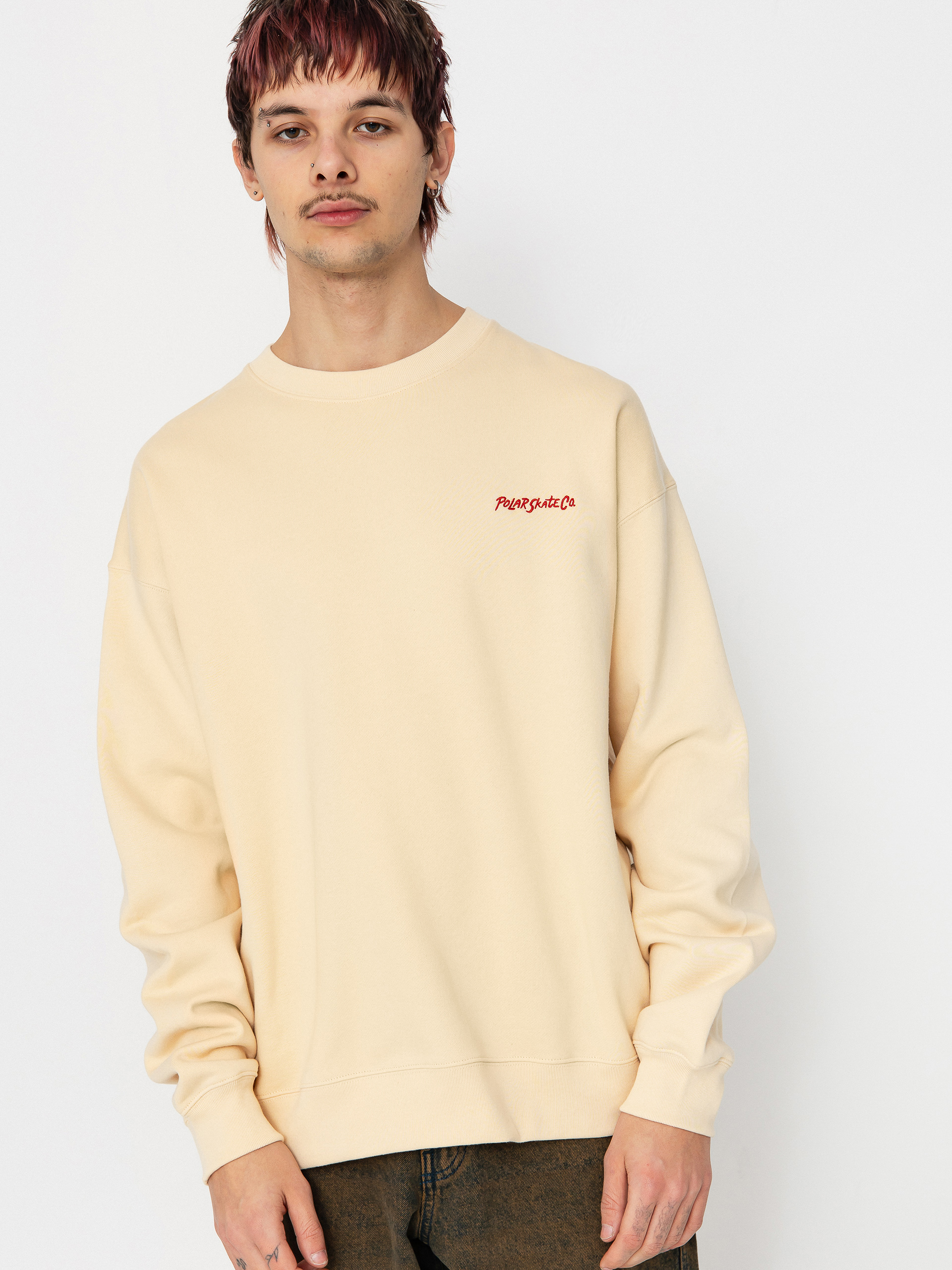 Hanorac Polar Skate Dave Crewneck (oatmeal)