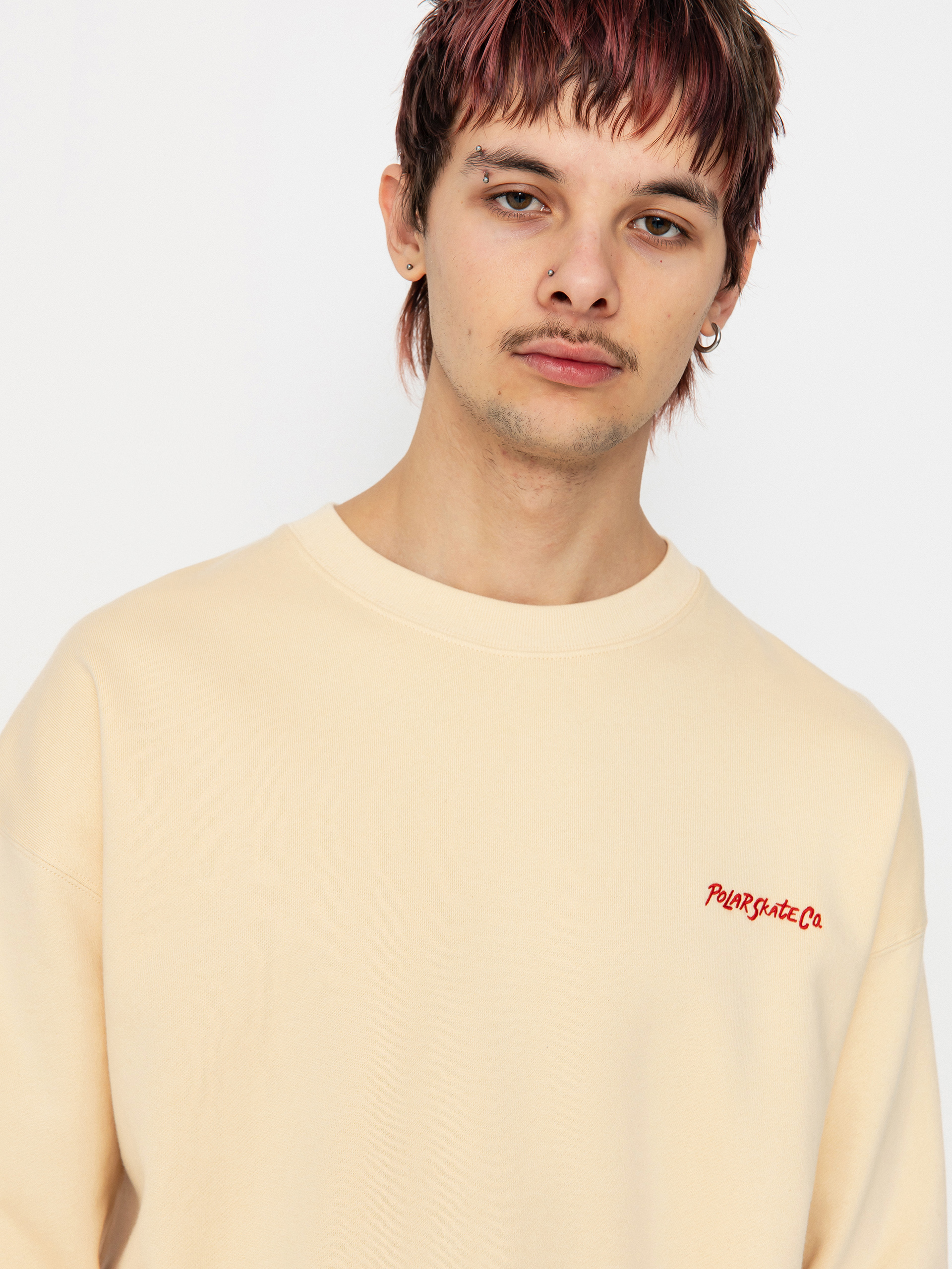 Hanorac Polar Skate Dave Crewneck (oatmeal)