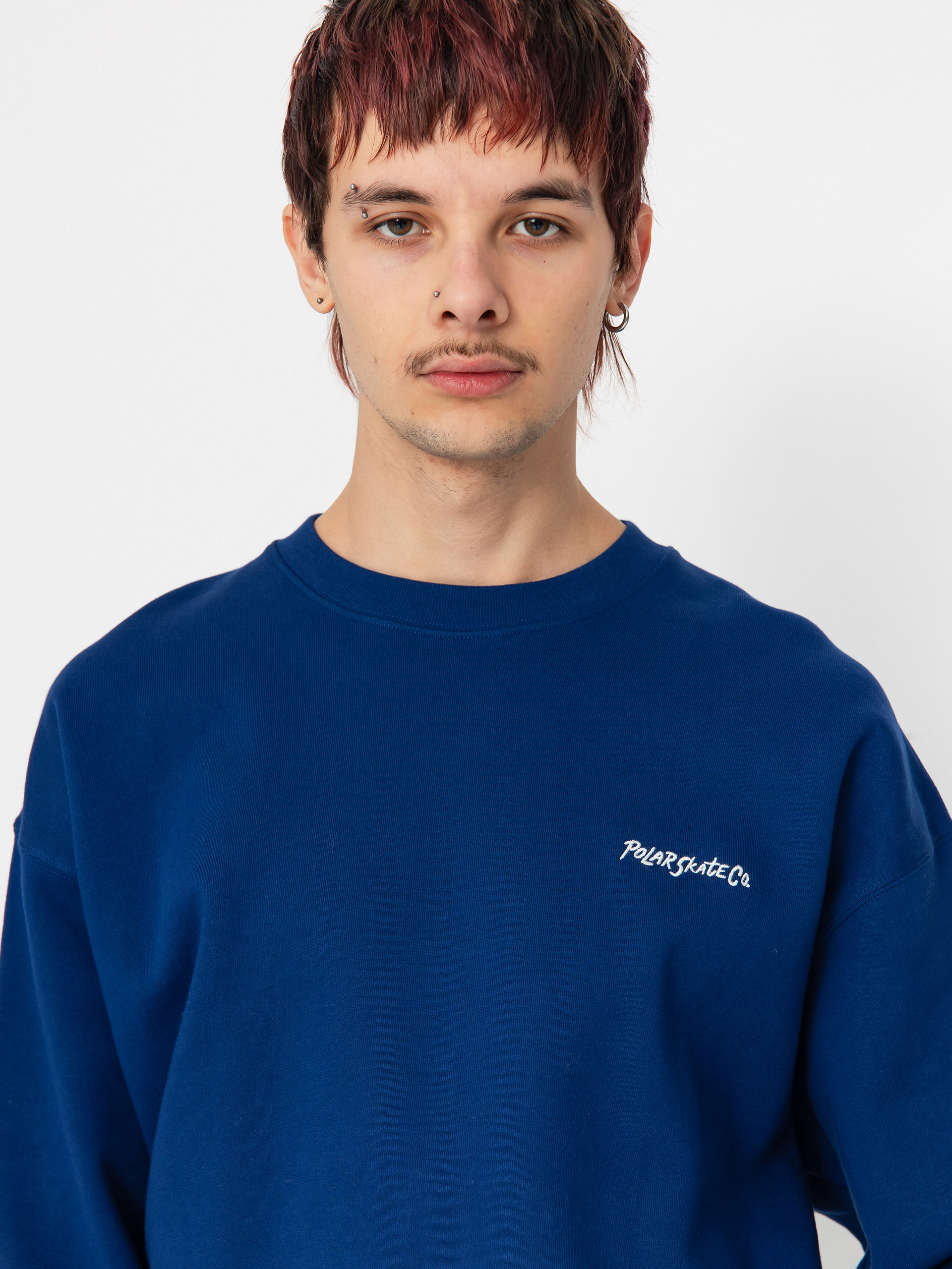 Hanorac Polar Skate Dave Crewneck (deep royal blue)