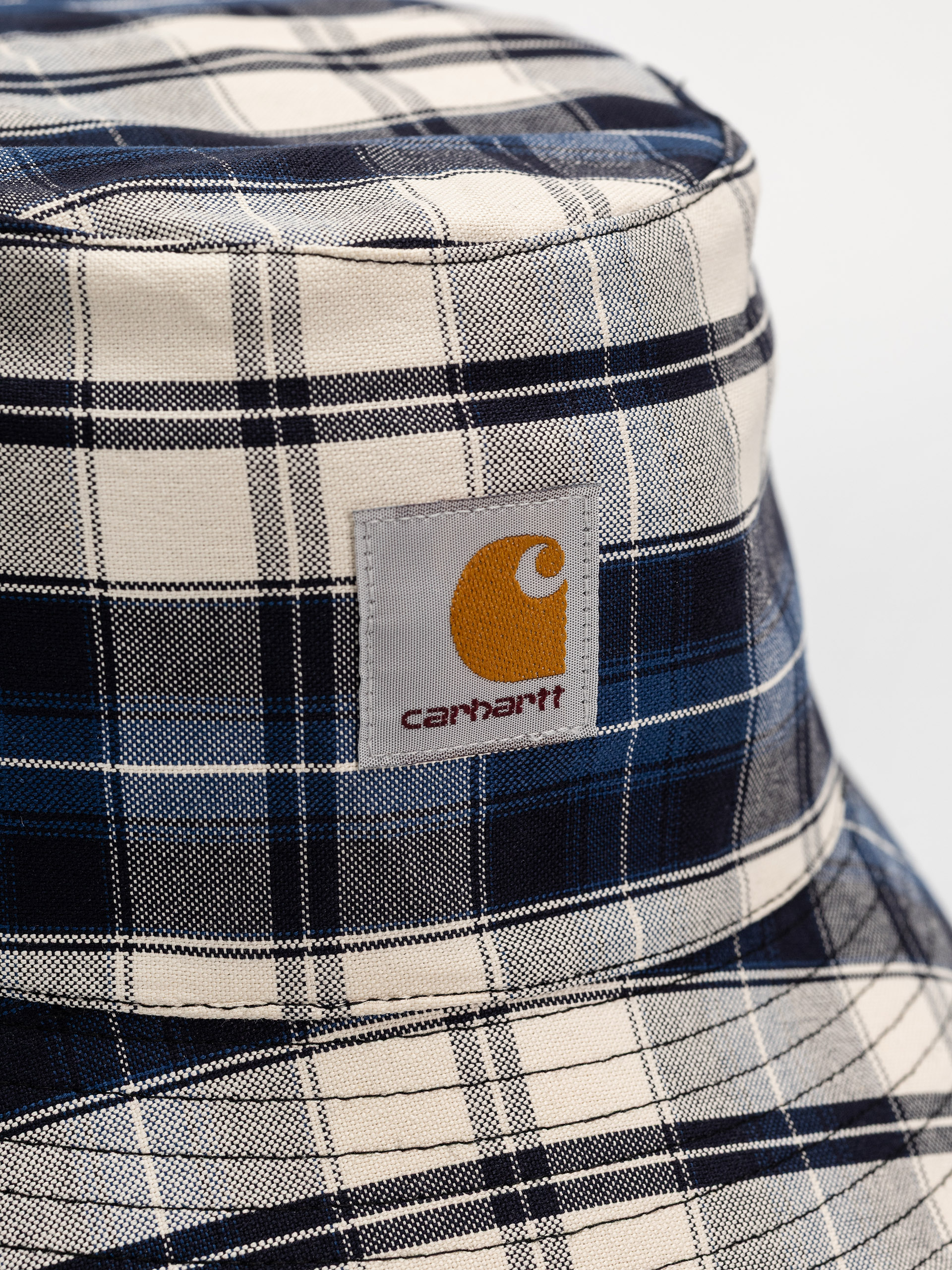 Pălărie Carhartt WIP Tarbell Bucket Wmn (tarbell check/dark navy/white)