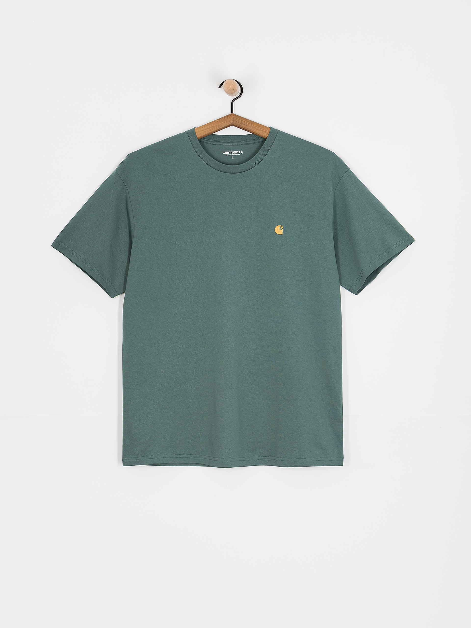 Tricou Carhartt WIP Chase (silver pine/gold)