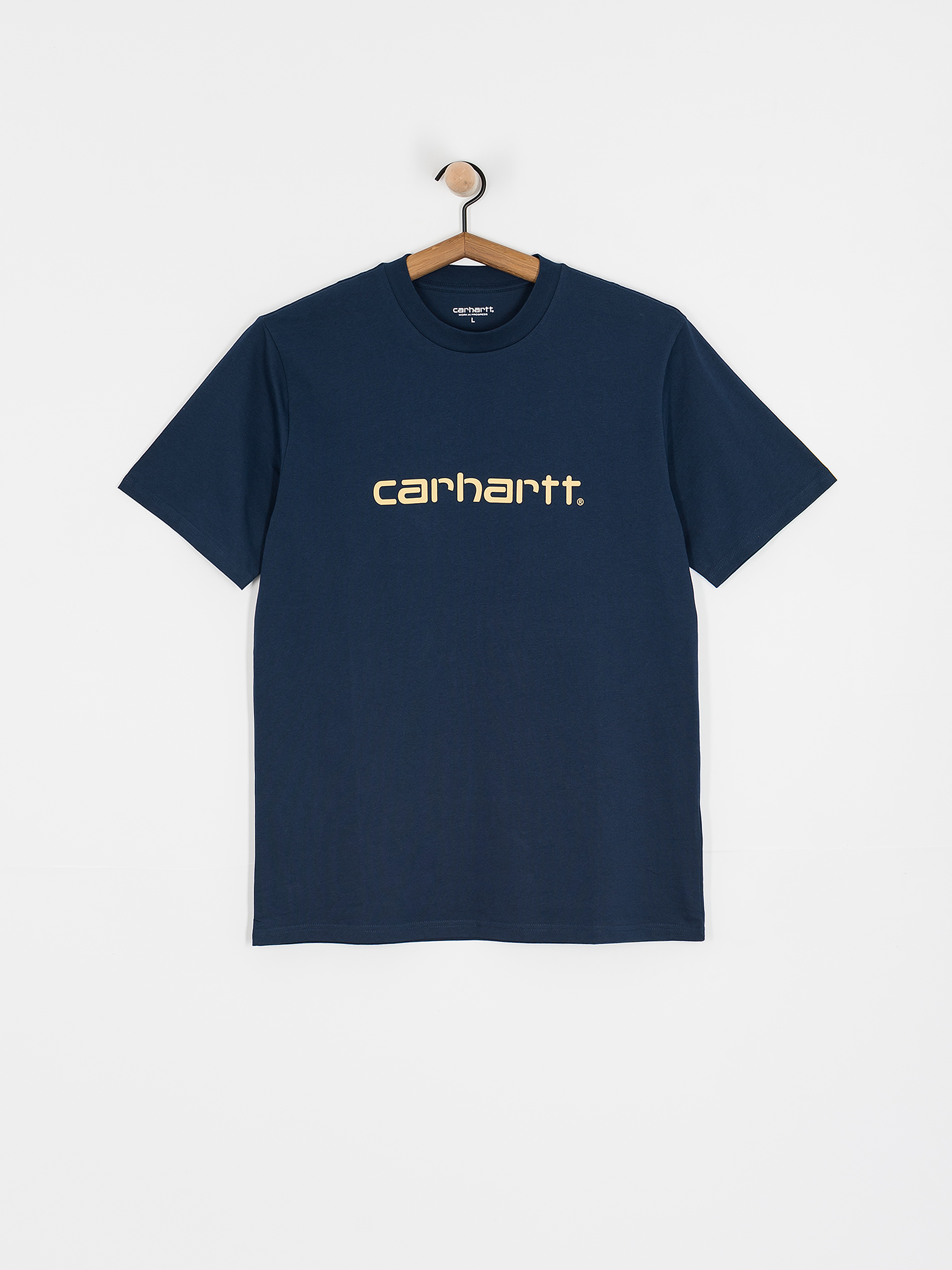 Tricou Carhartt WIP Script (ink/air yellow)