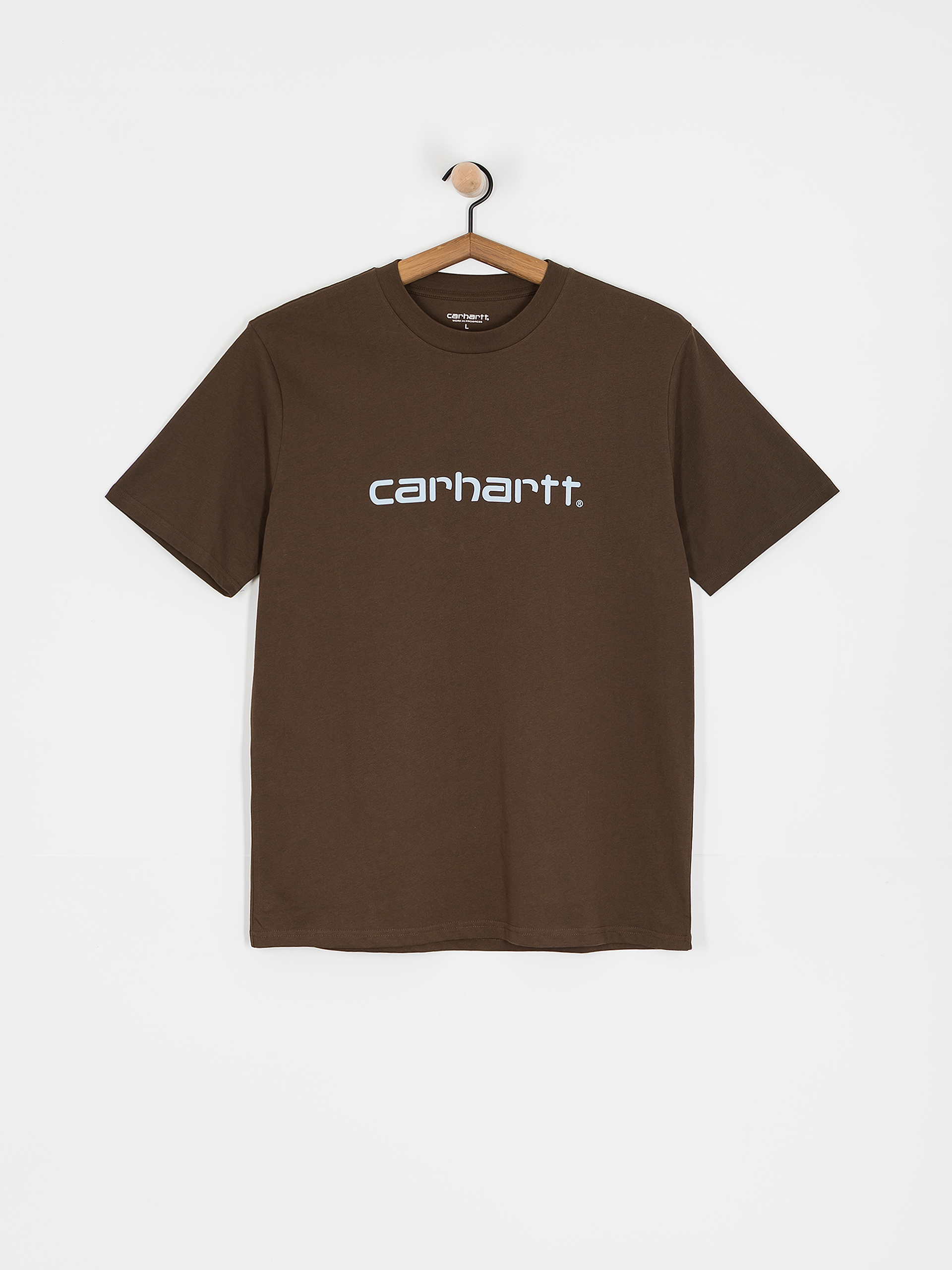 Tricou Carhartt WIP Script (liberica/air sky)