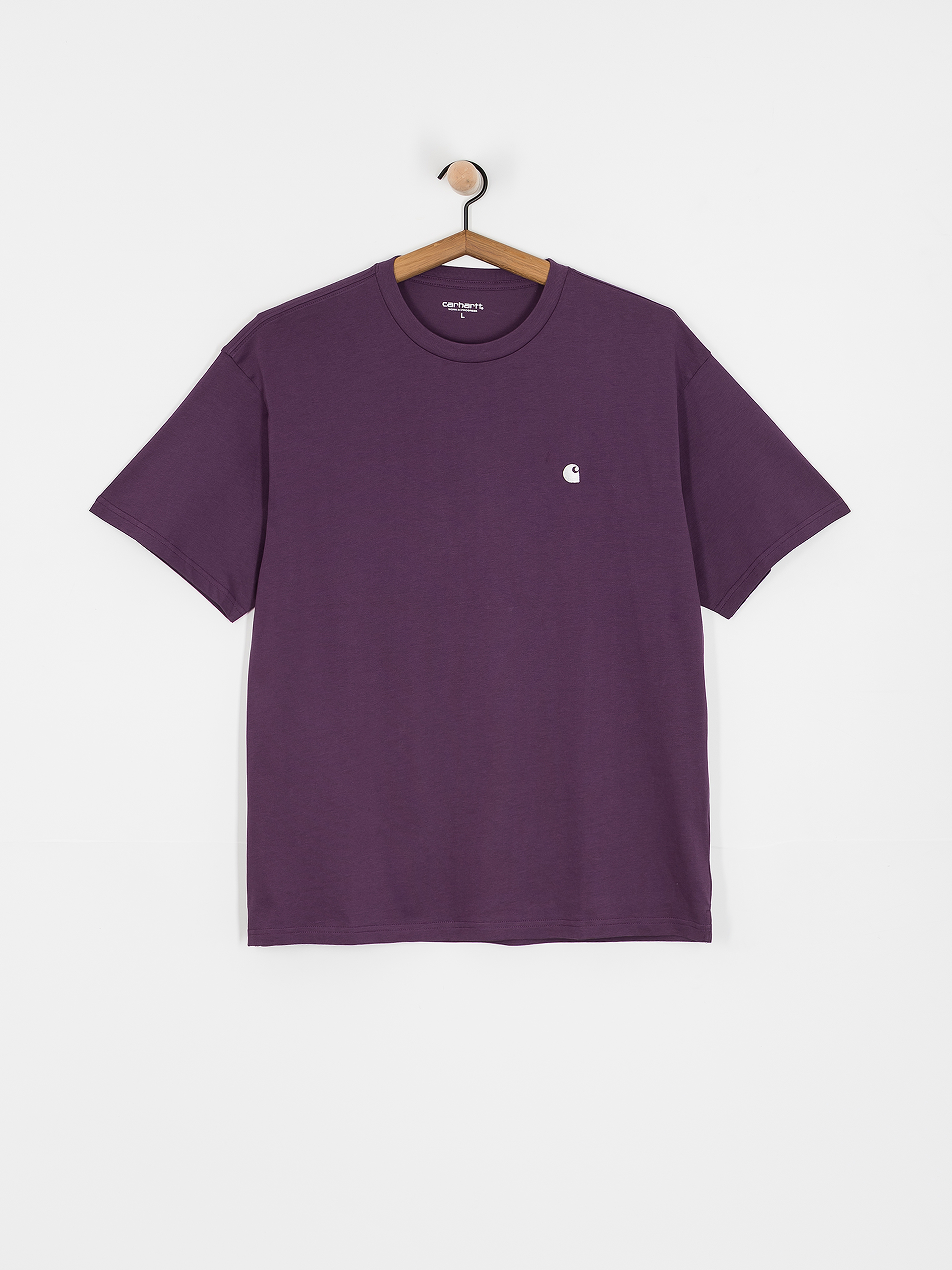 Tricou Carhartt WIP Madison (huckleberry/white)