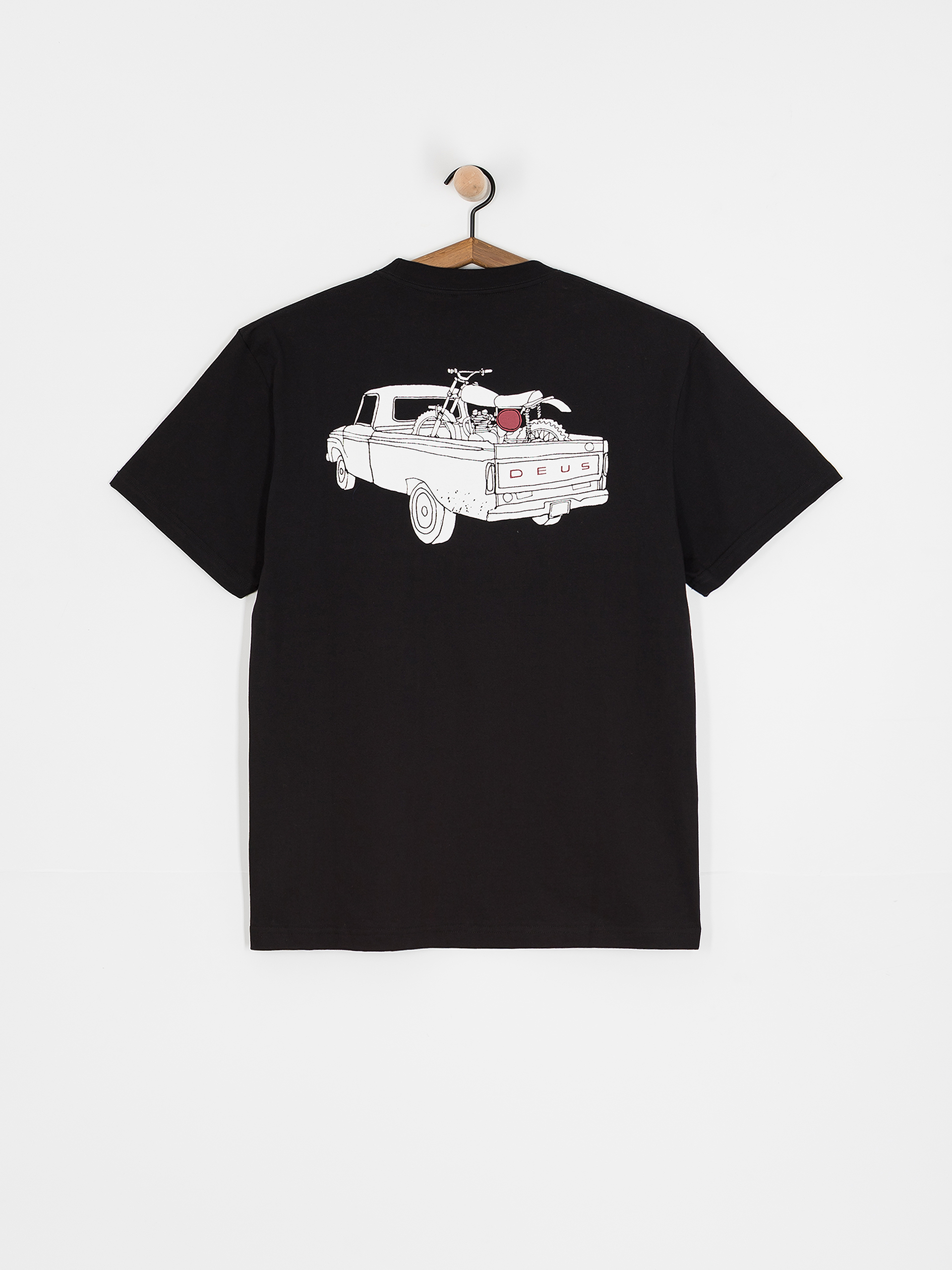 Tricou Deus Ex Machina Carby Pickup (black)