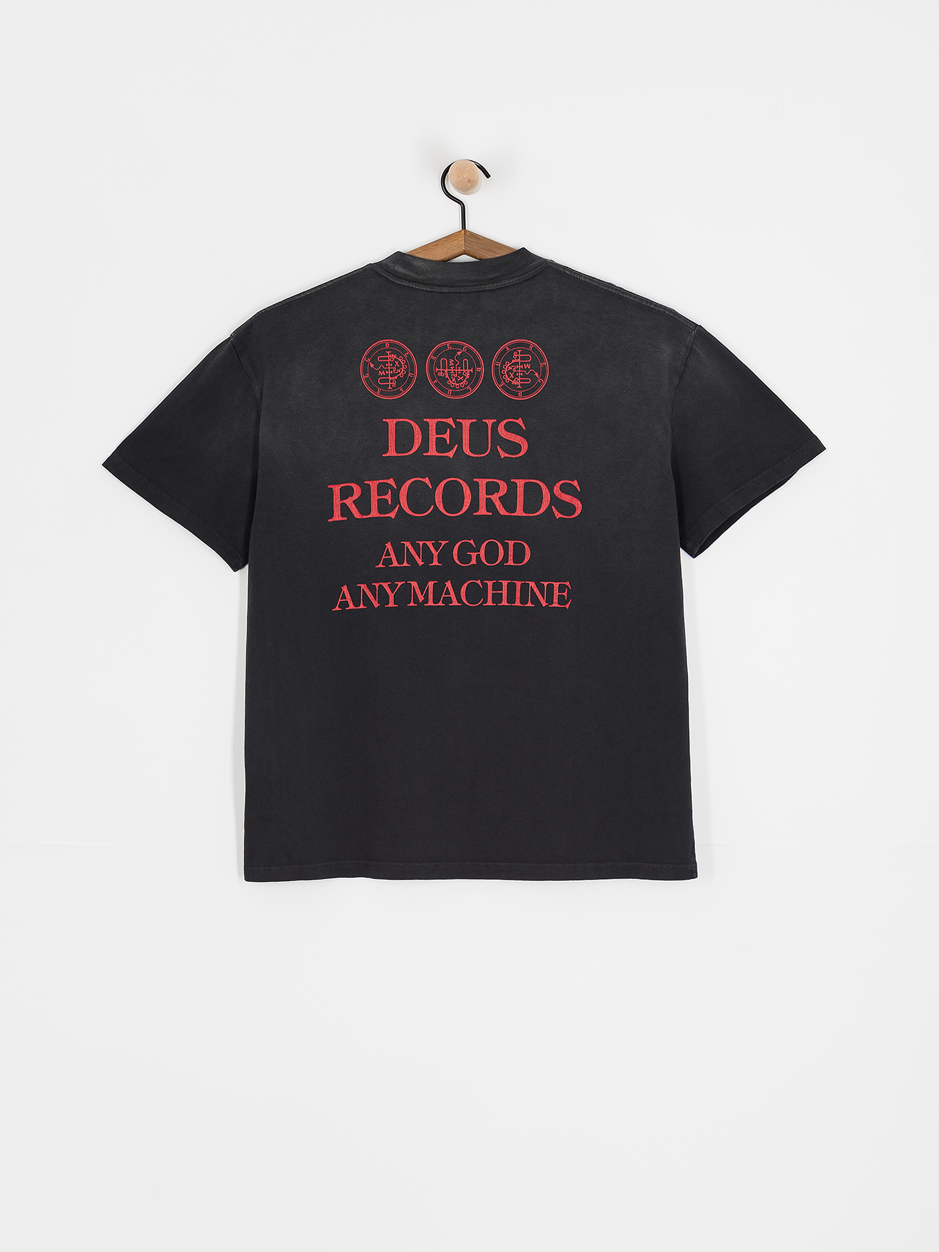 Tricou Deus Ex Machina Divine Connection (anthracite)