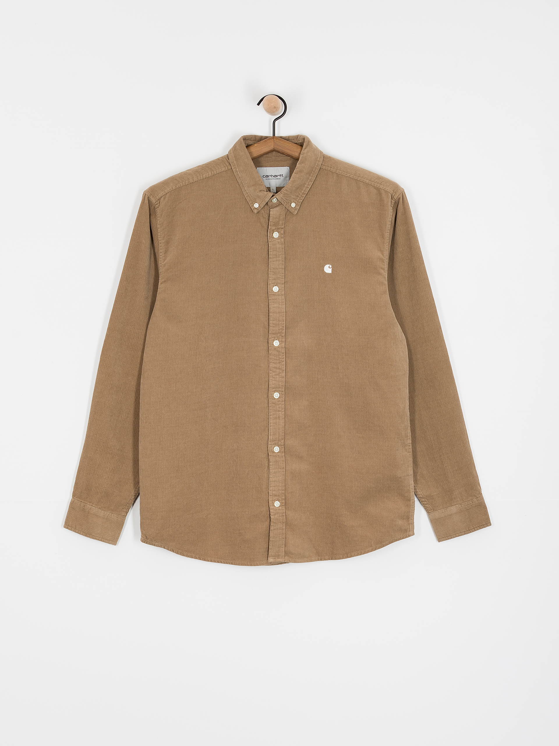 Cămașă Carhartt WIP Madison Fine Cord (leather/wax)