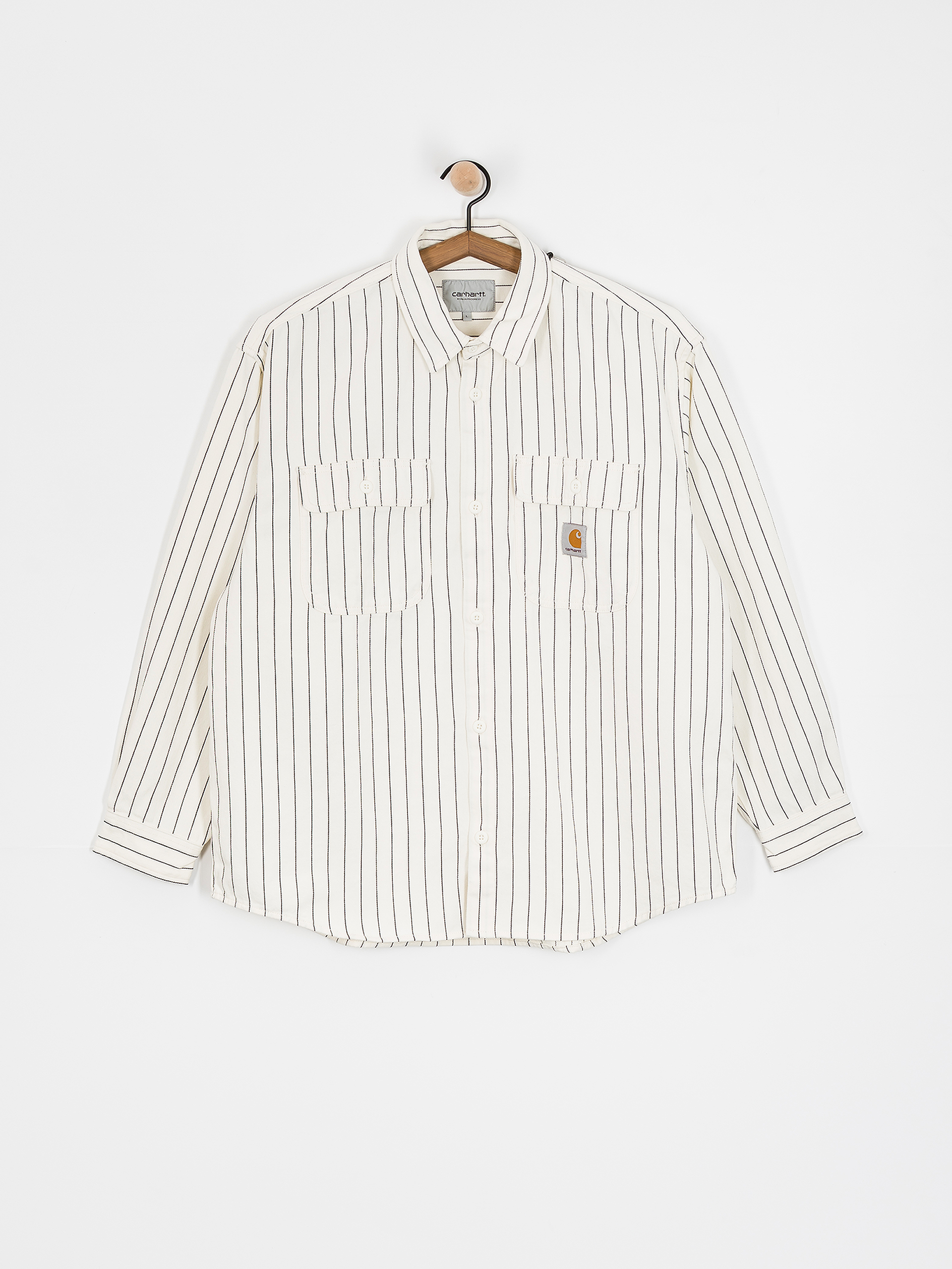 Cămașă Carhartt WIP Hendry (seaton stripe/wax/dark navy)