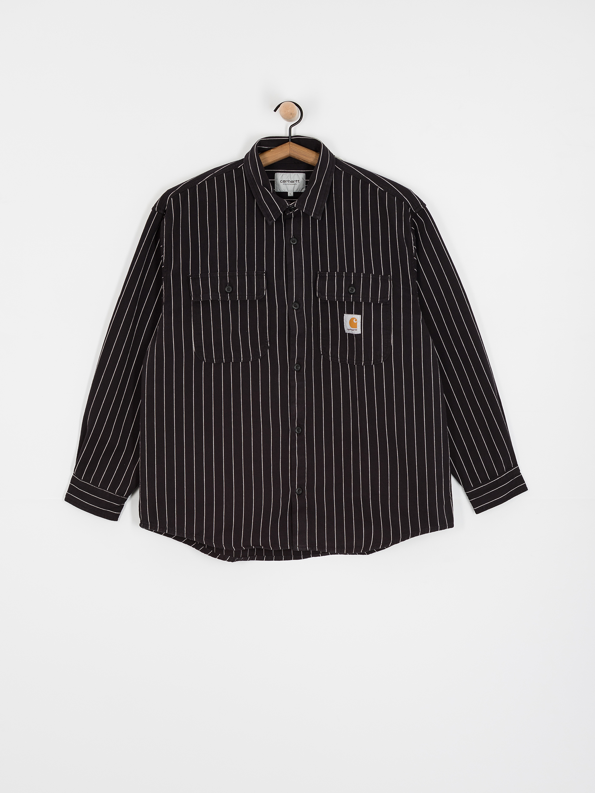 Cămașă Carhartt WIP Hendry (seaton stripe/black/wax)