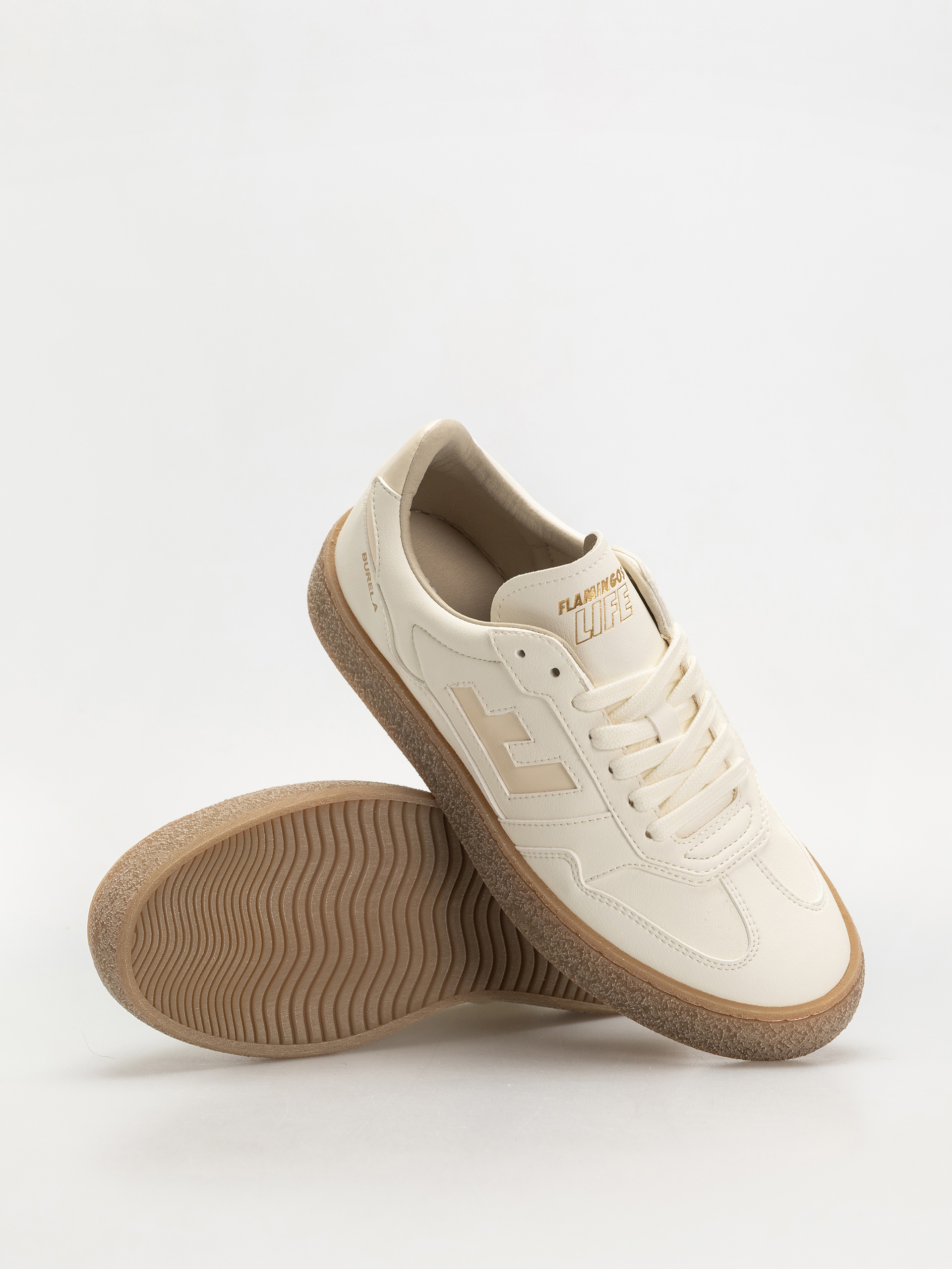 Pantofi Flamingos Life Burela Bold (panna)