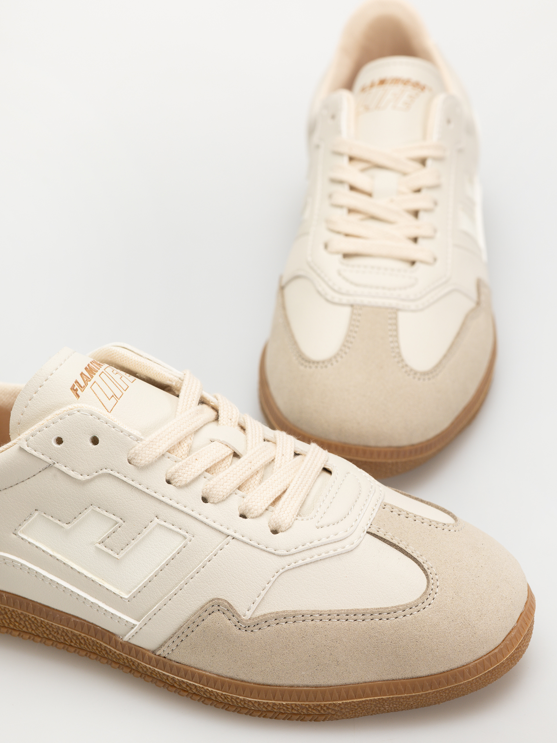 Pantofi Flamingos Life Burela Slim (gesso white)