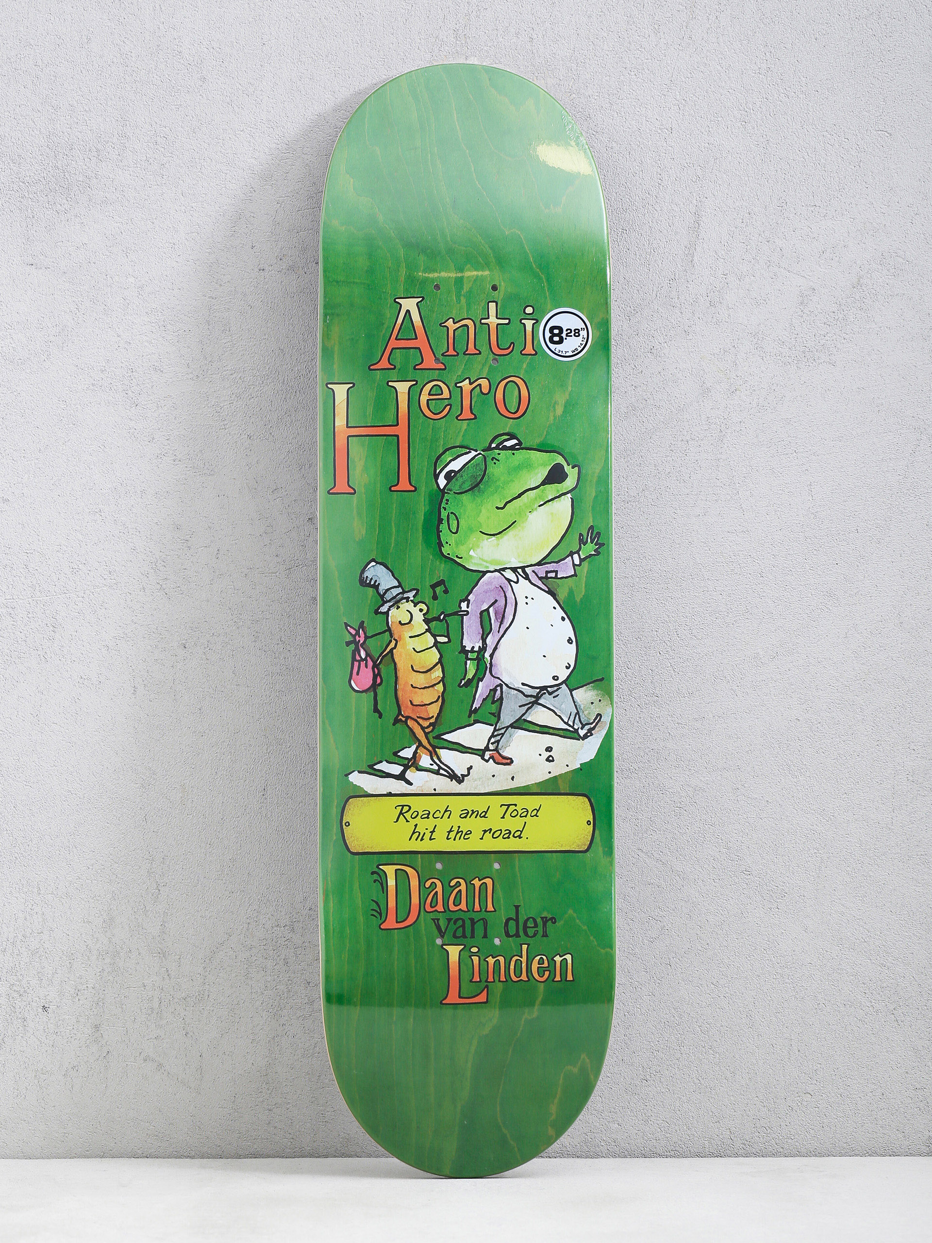 Placă Antihero Daan Roach Toad (green)