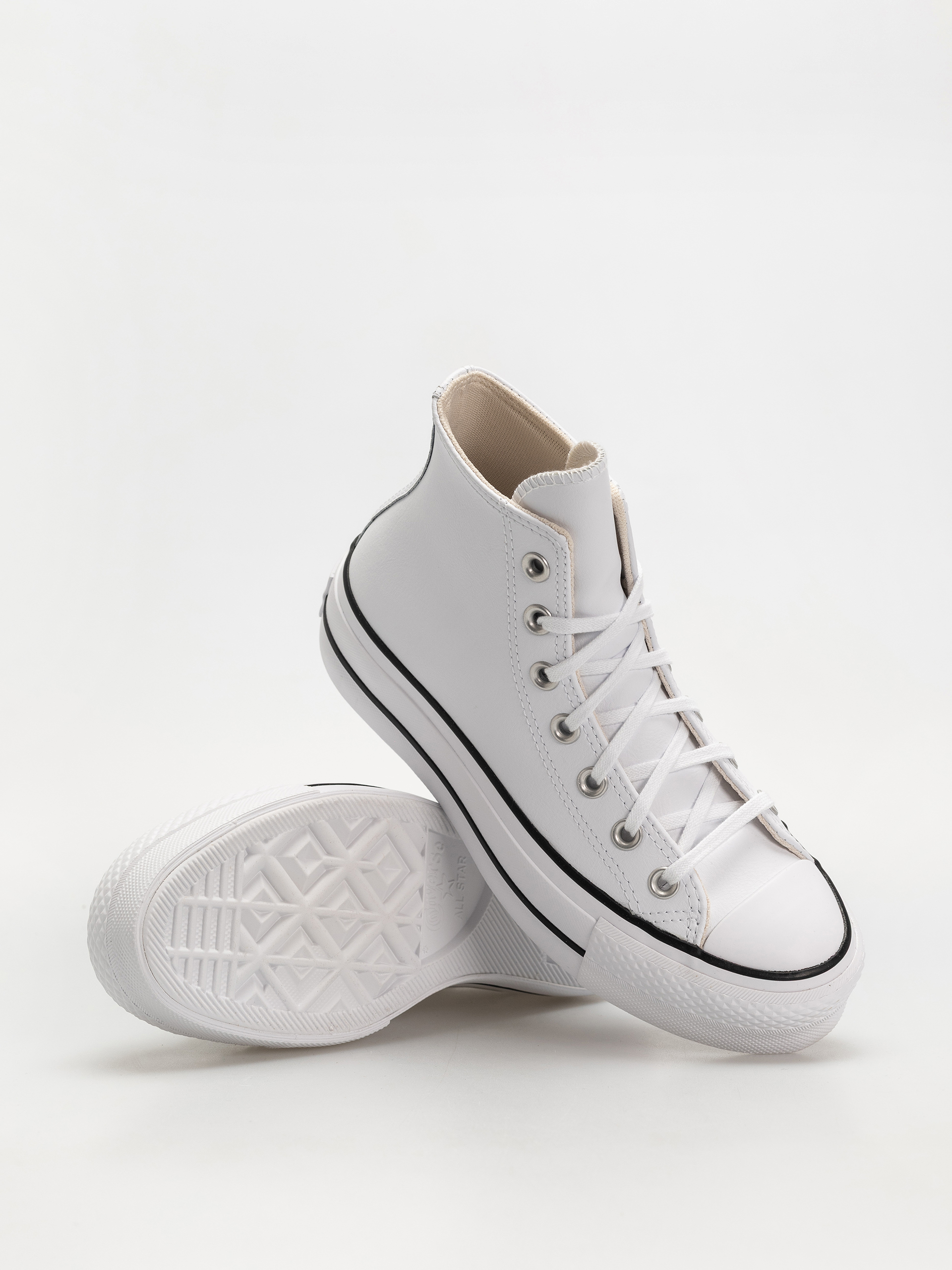 Teniși Converse Chuck Taylor All Star Lift Hi Wmn (white/black/white)
