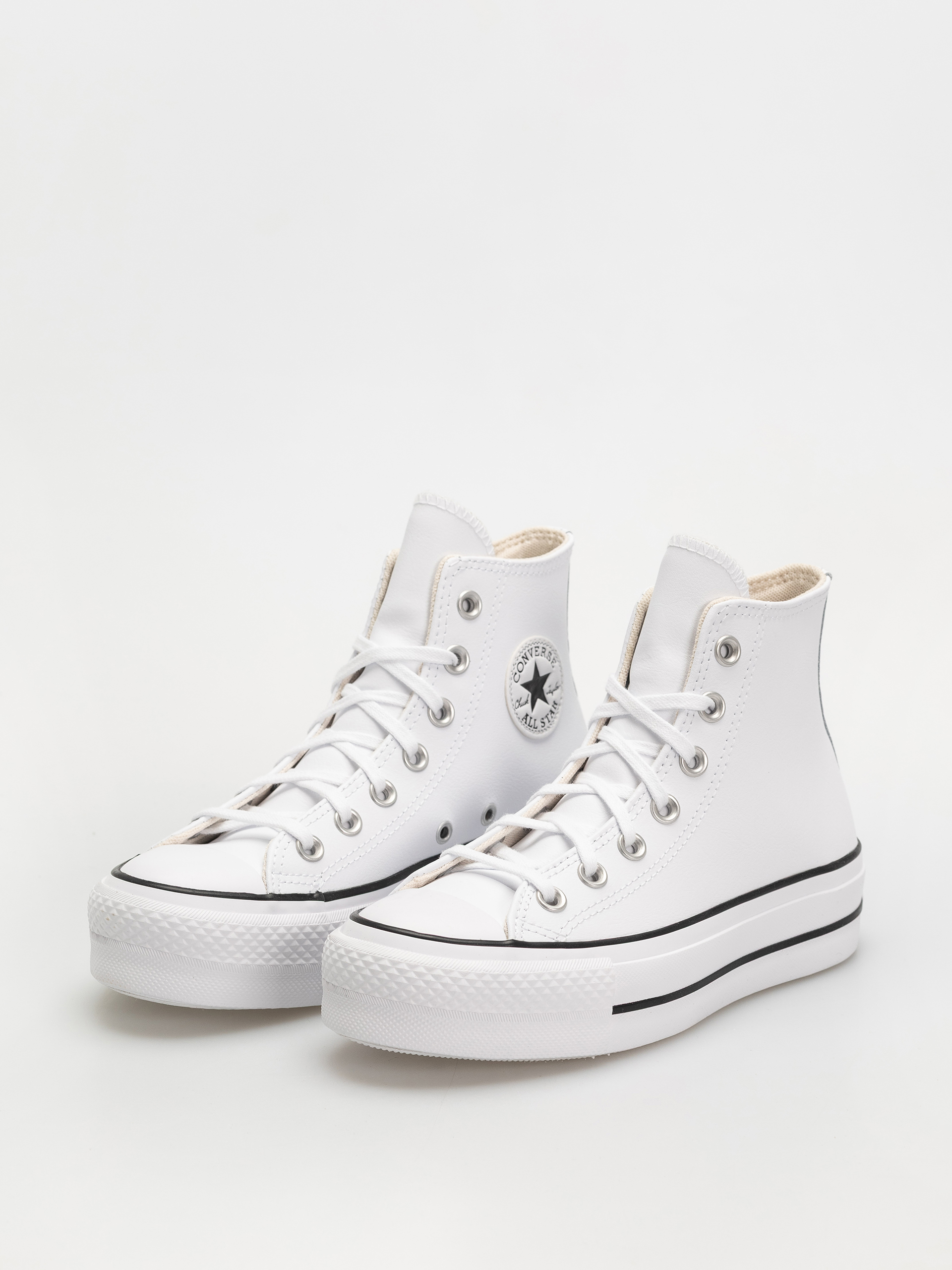 Teniși Converse Chuck Taylor All Star Lift Hi Wmn (white/black/white)