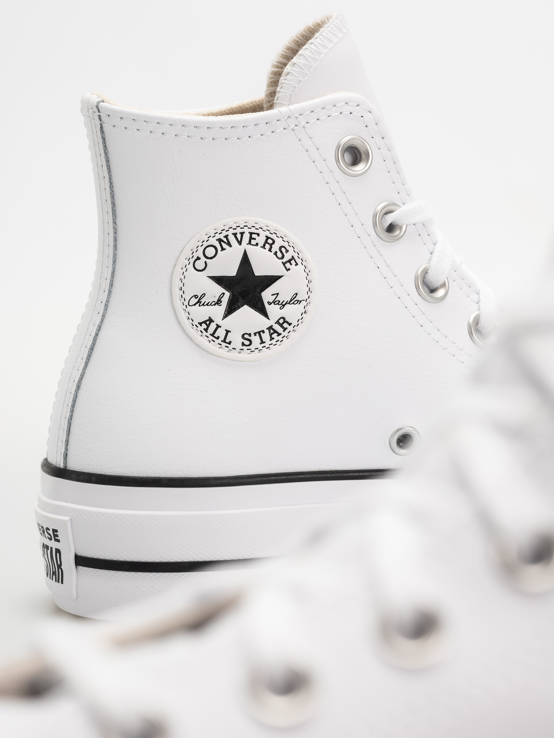 Teniși Converse Chuck Taylor All Star Lift Hi Wmn (white/black/white)