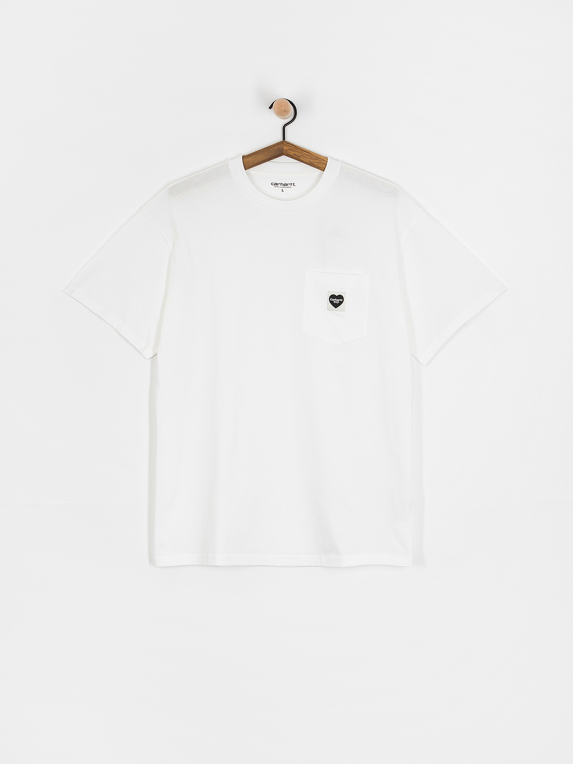 Tricou Carhartt WIP Pocket Heart (white/black)