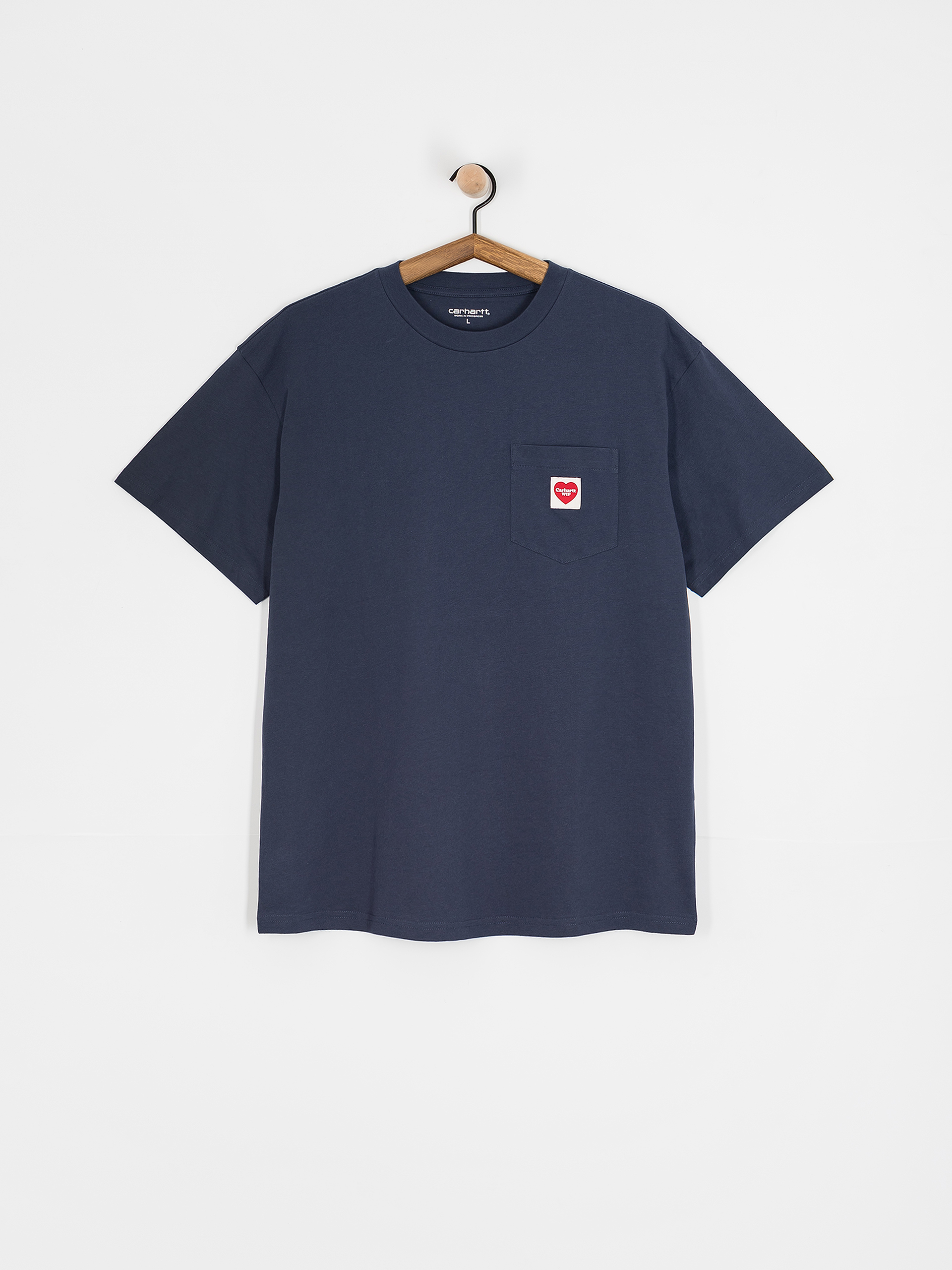 Tricou Carhartt WIP Pocket Heart (blue)