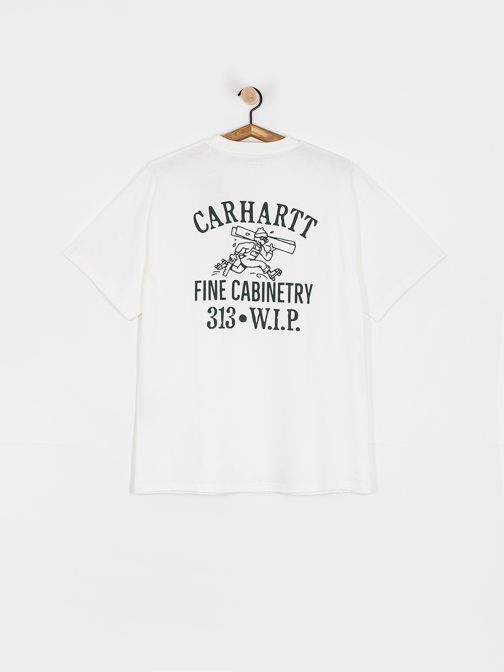 Tricou Carhartt WIP Cabinetry (white/black)