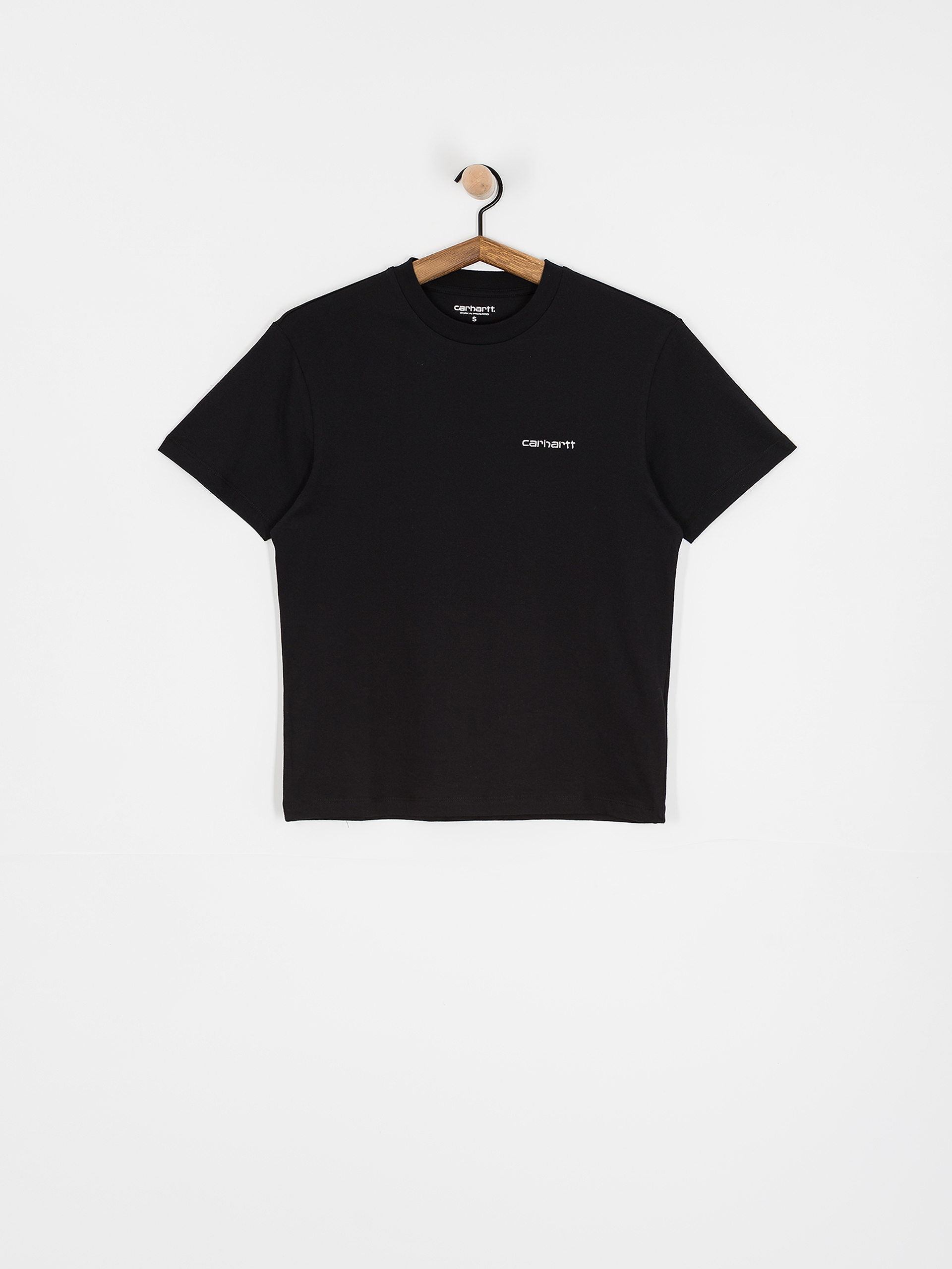 Tricou Carhartt WIP Script Embroidery Wmn (black/white)