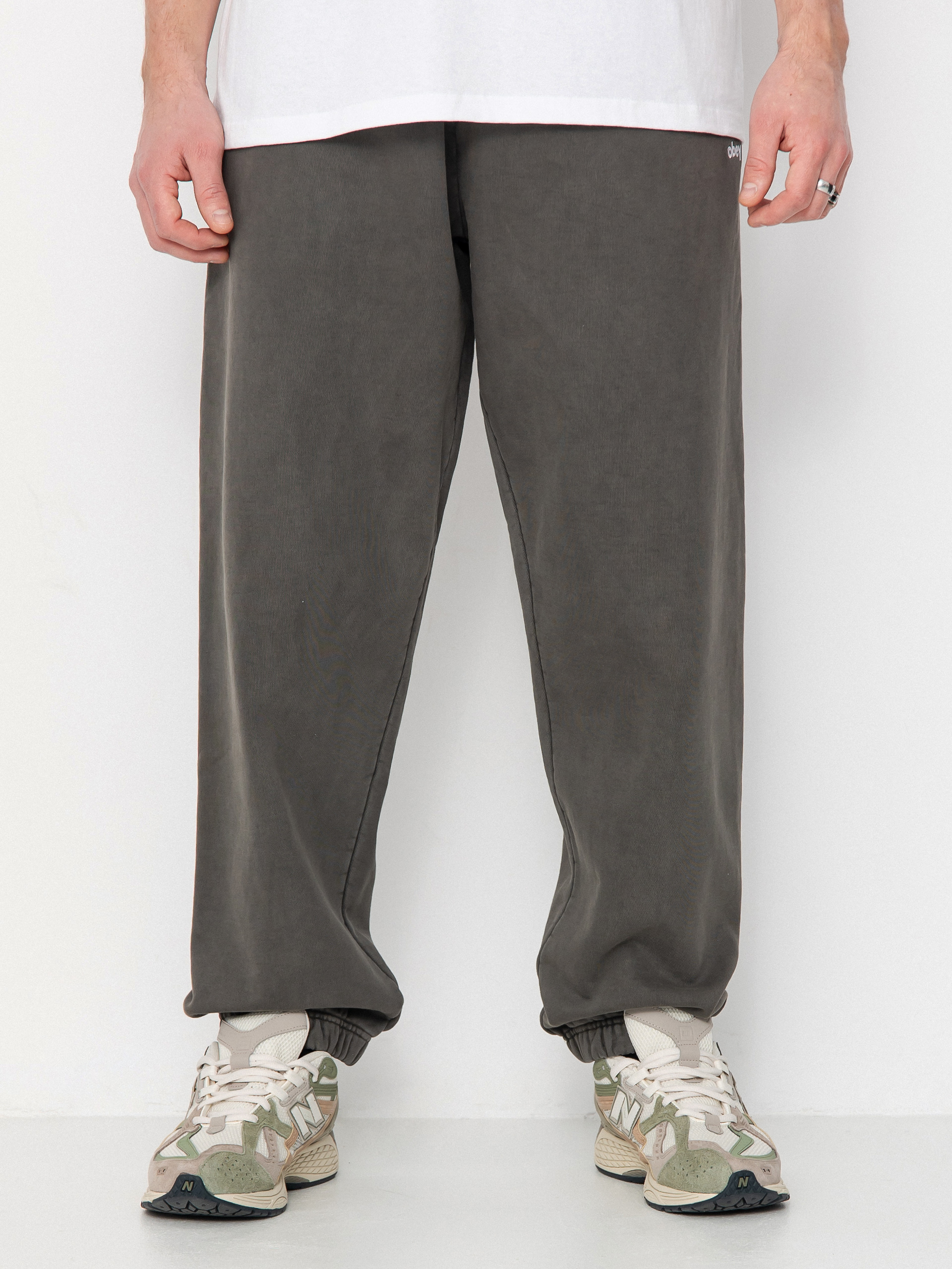 Pantaloni OBEY Lowercase Pigment (pigment digital black)