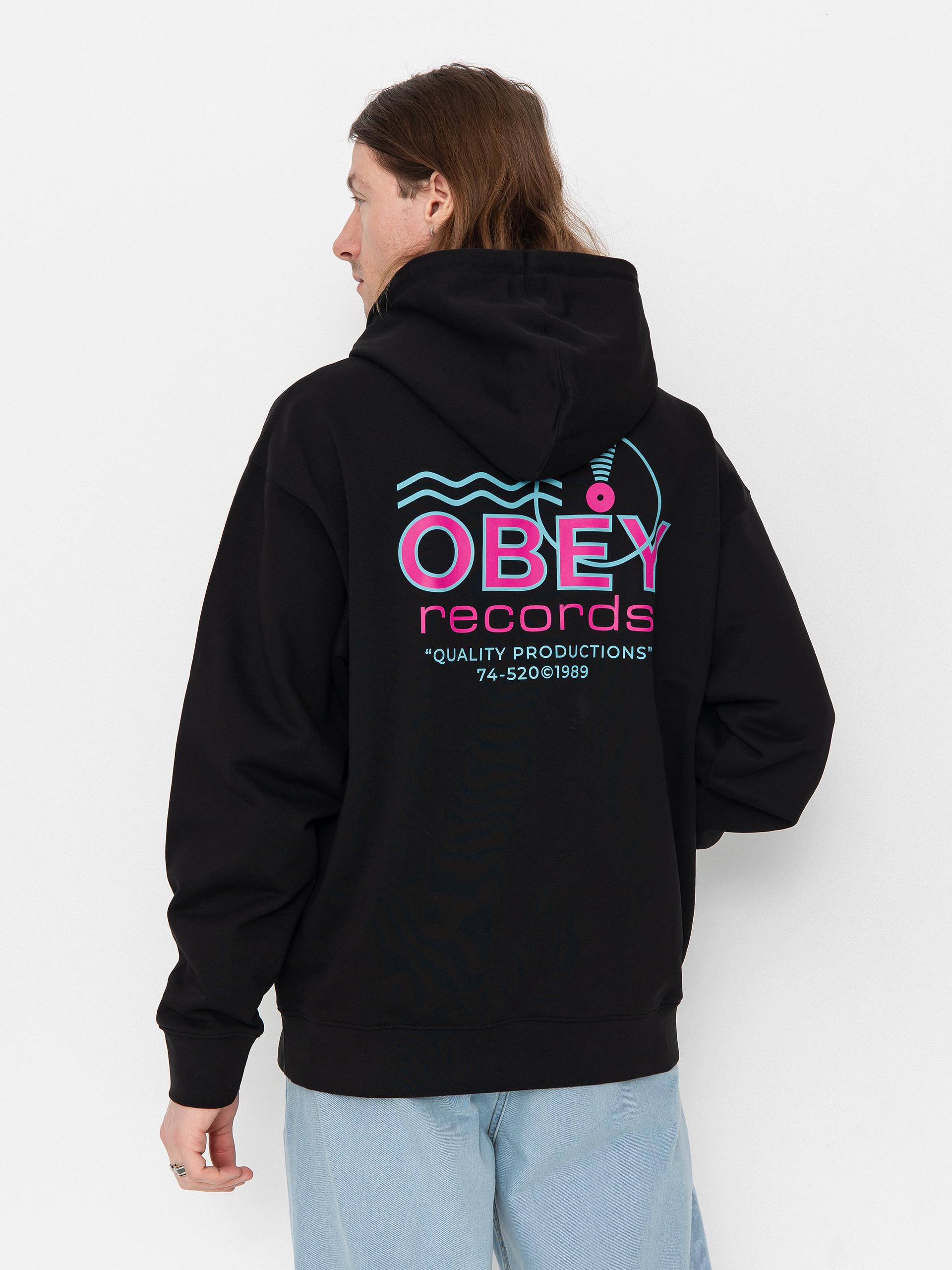 Hanorac OBEY Records Sound Waves (black)