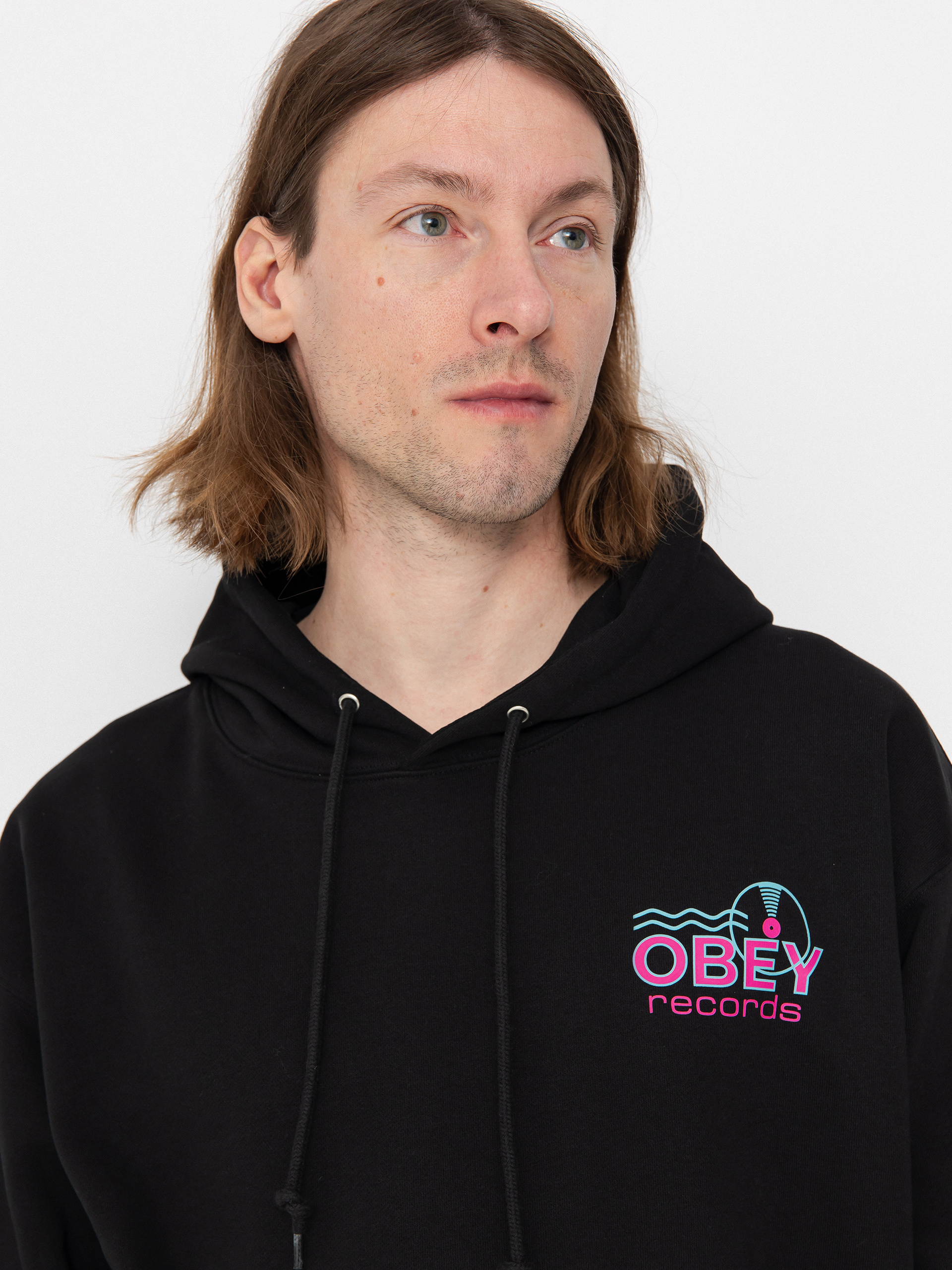 Hanorac OBEY Records Sound Waves (black)