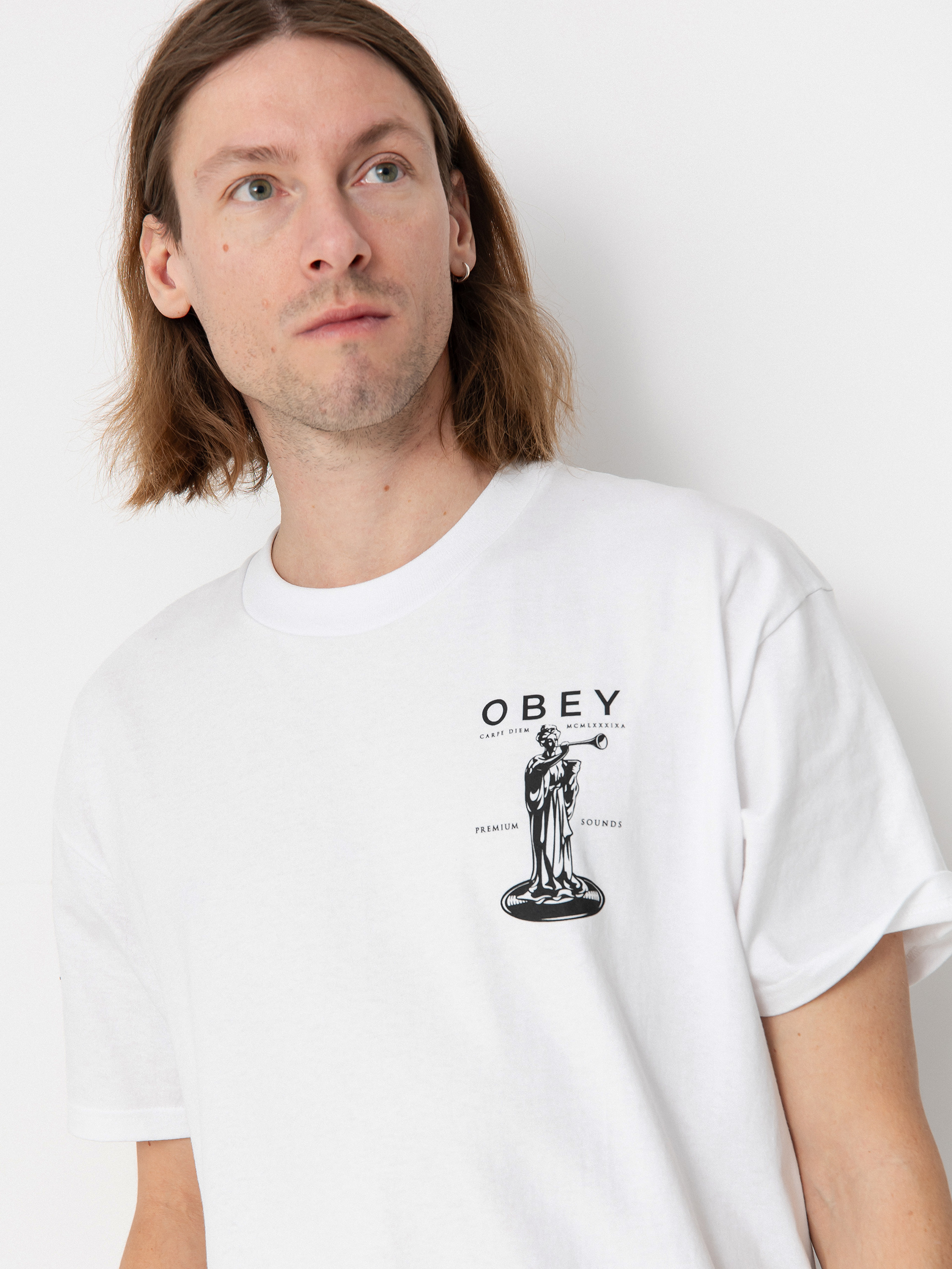 Tricou OBEY Premium Sounds (white)
