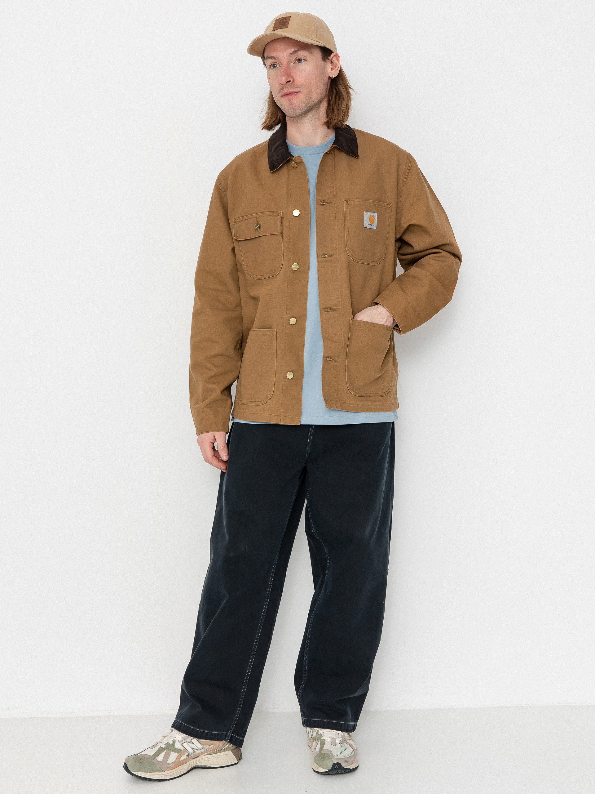 Geacu0103 Carhartt WIP Michigan Coat (hamilton brown/tobacco)
