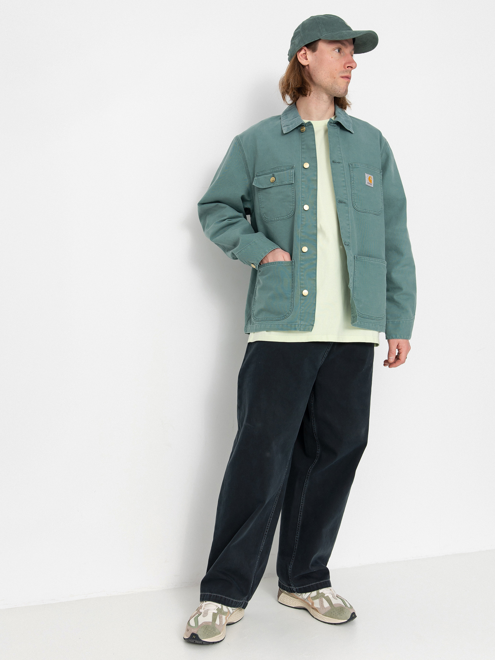 Geacu0103 Carhartt WIP Michigan Coat (silver pine/silver pine)