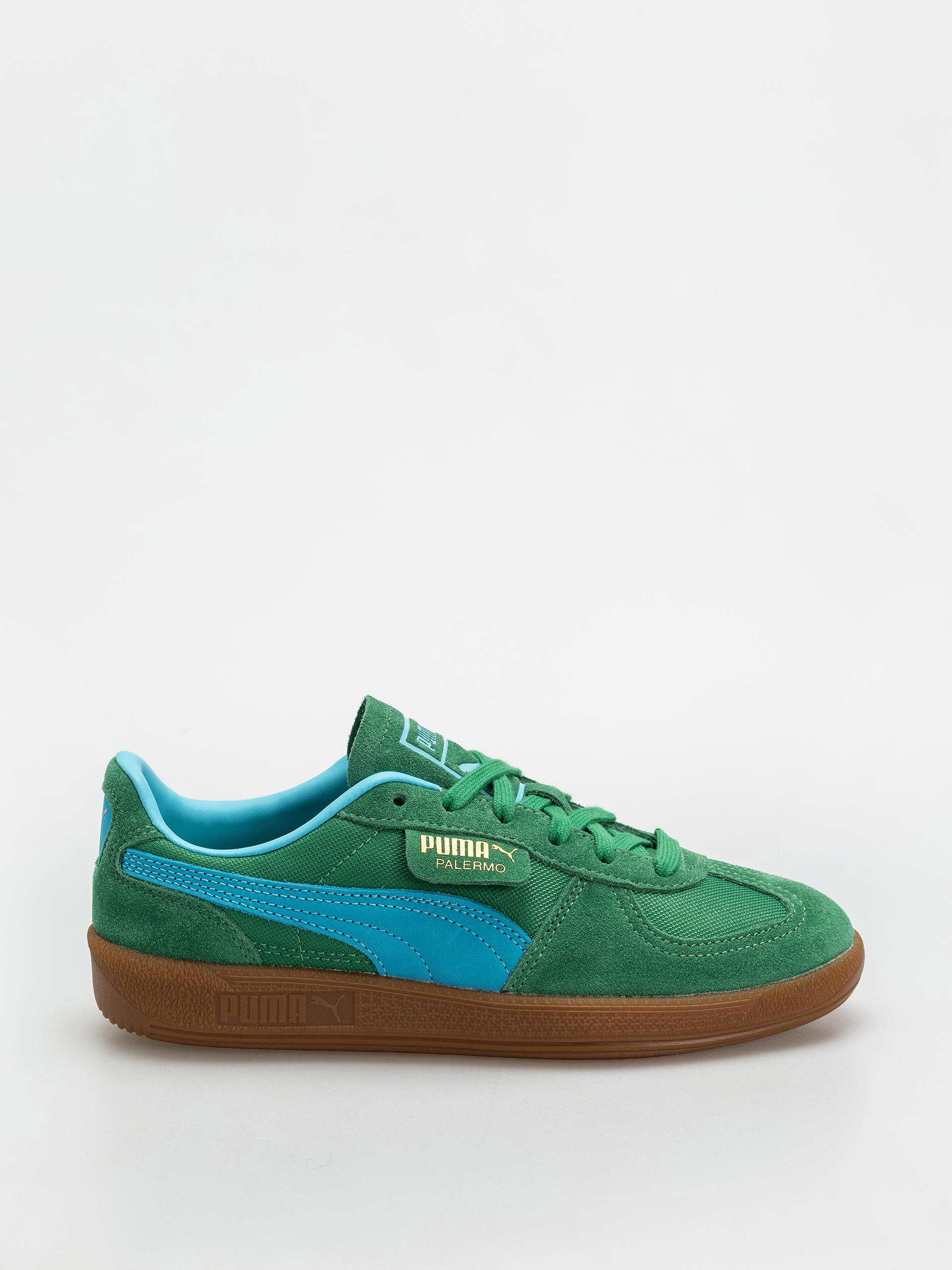 Pantofi Puma Palermo Weathered - verde (green moon sunny yellow) Pantofi Puma Palermo Weathered - verde (green moon sunny yellow)