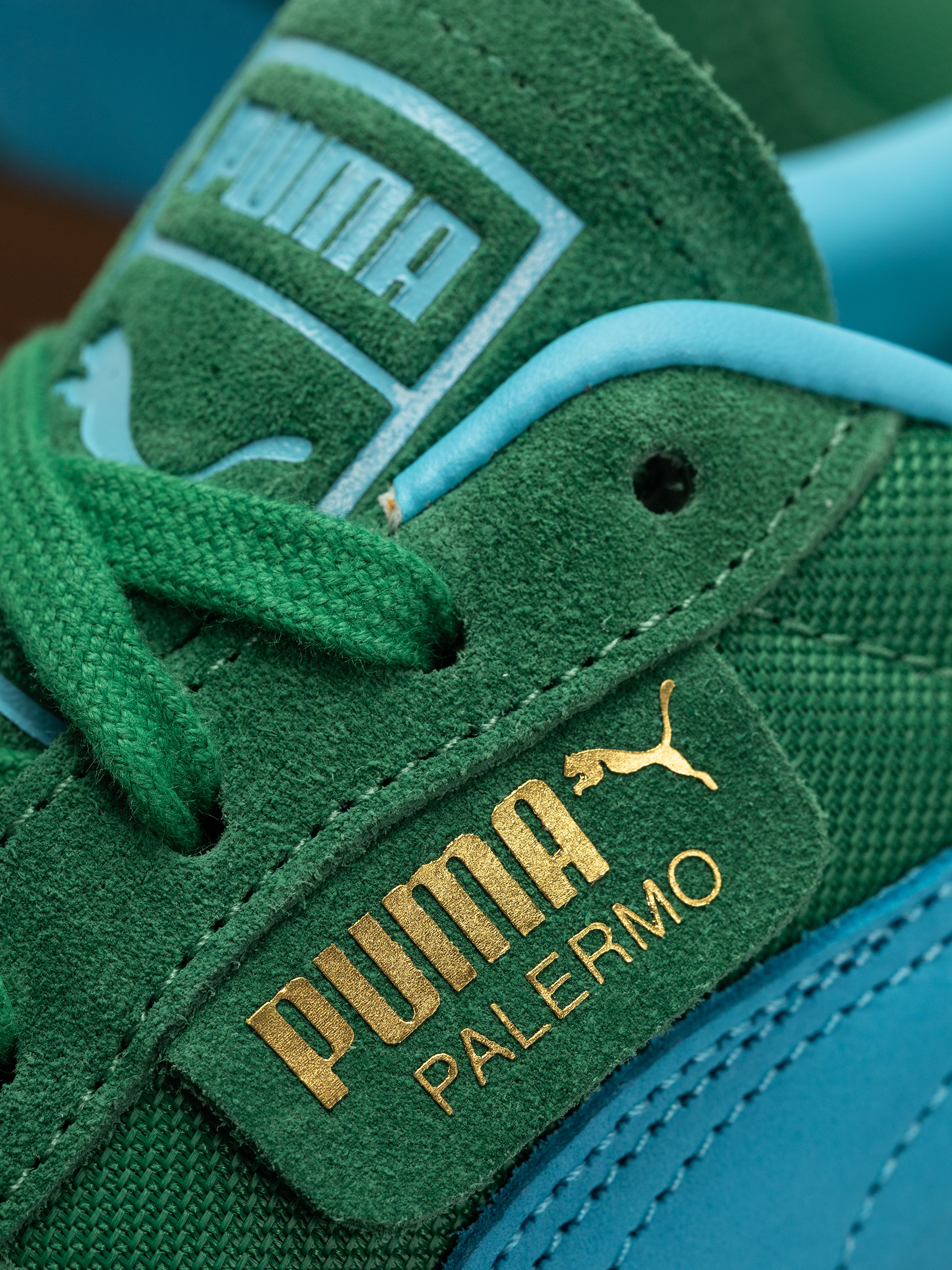 Pantofi Puma Palermo Vintage Update (archive green bright aqua)