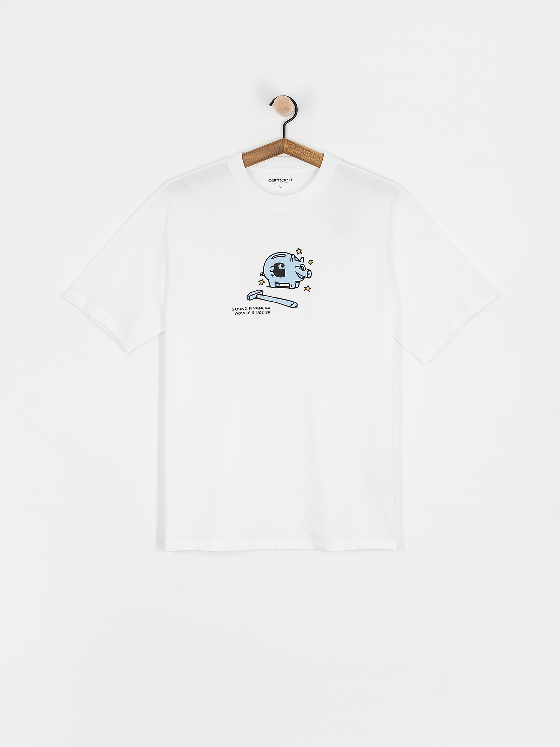 Tricou Carhartt WIP Piggybank (white)