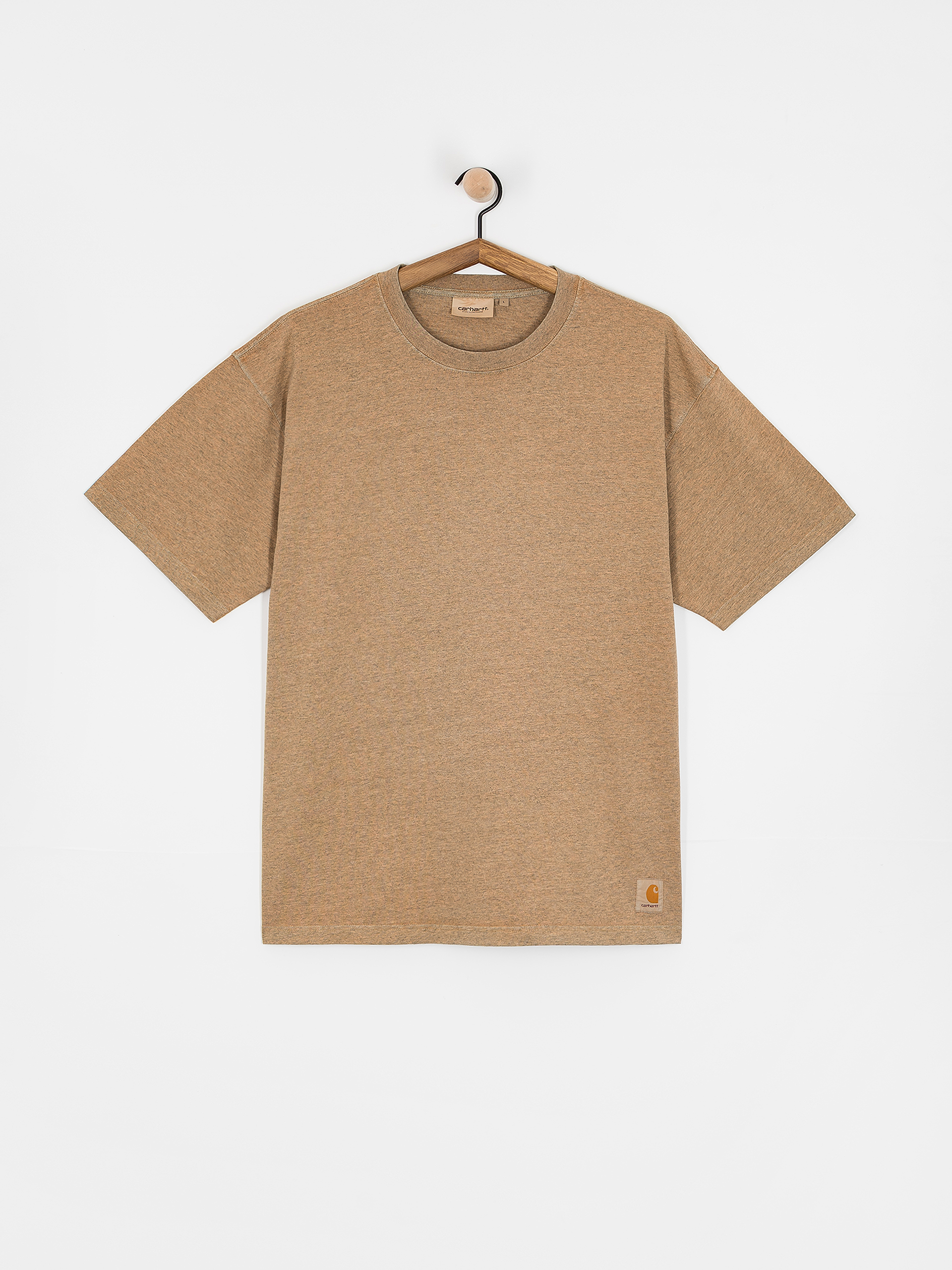 Tricou Carhartt WIP Caspian (hamilton brown heather)