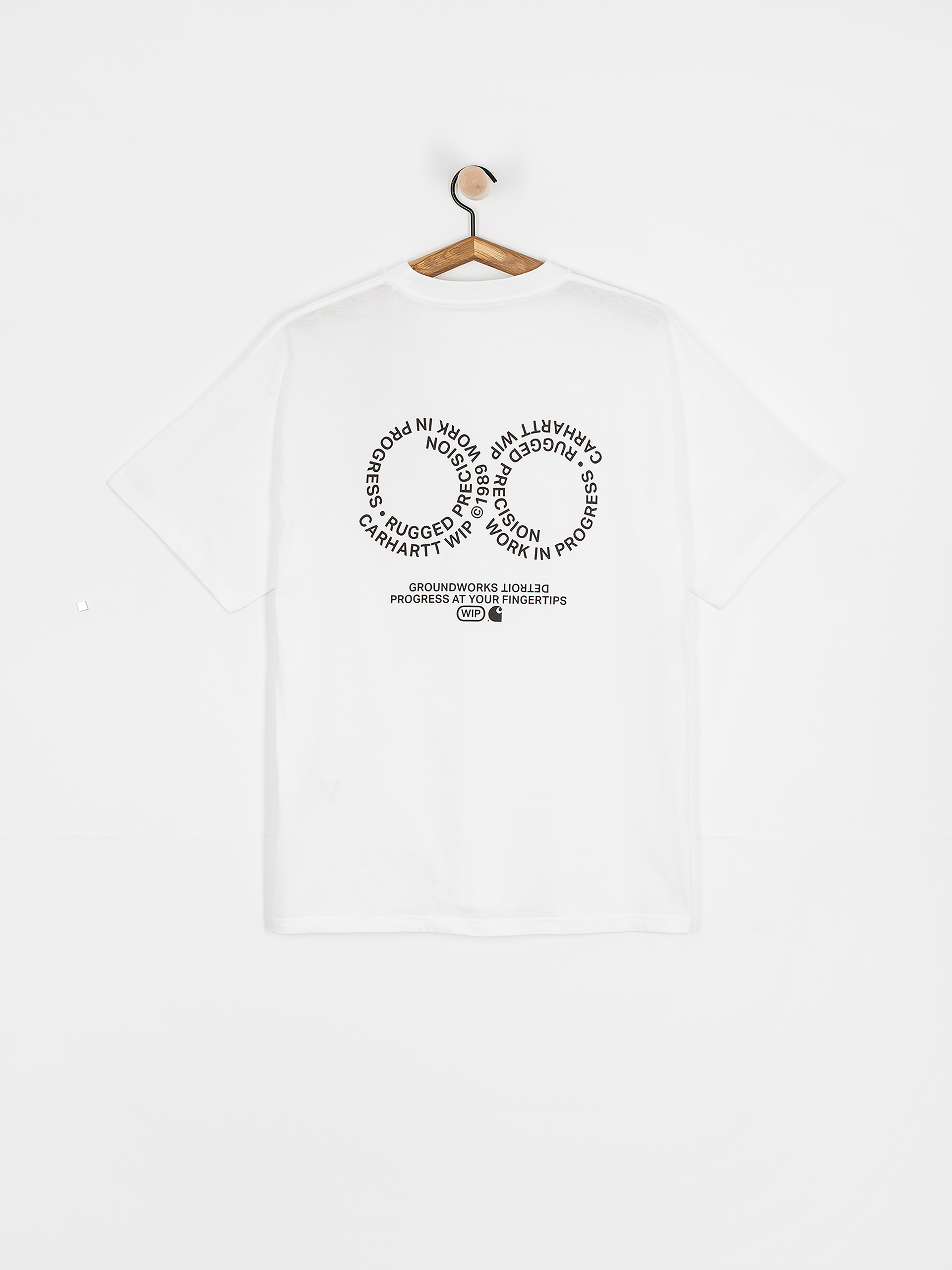 Tricou Carhartt WIP Rotation (white/black)