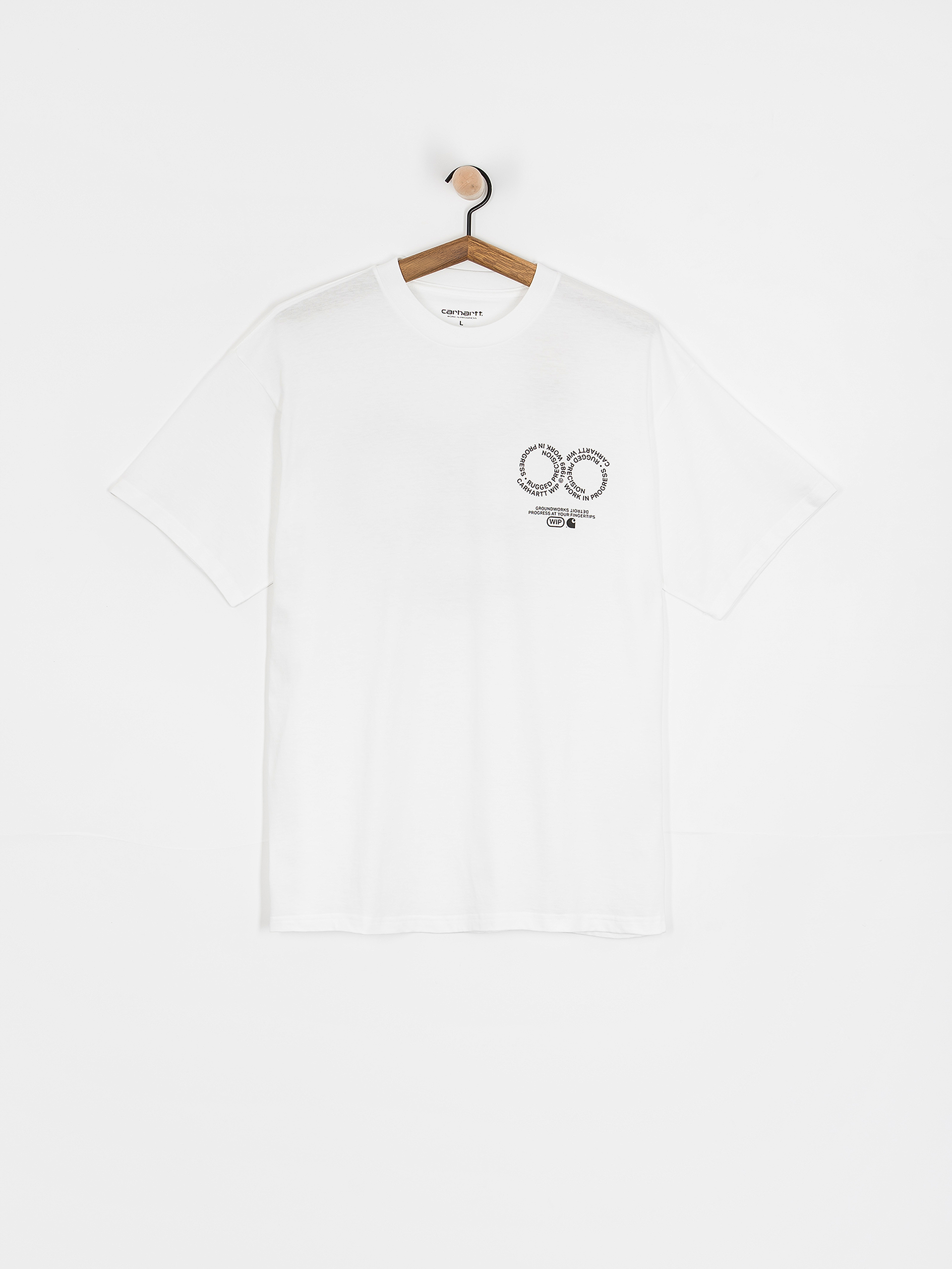 Tricou Carhartt WIP Rotation (white/black)