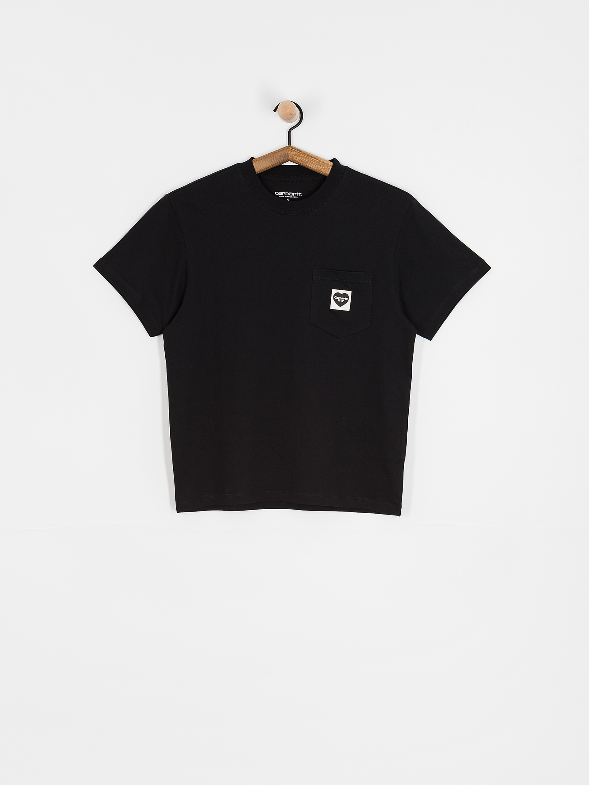 Tricou Carhartt WIP Pocket Heart Wmn (black/black)