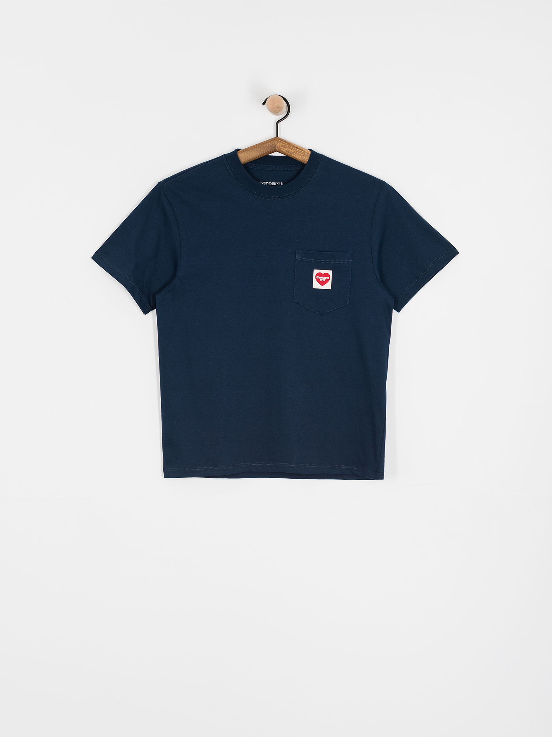 Tricou Carhartt WIP Pocket Heart Wmn (ink/red)