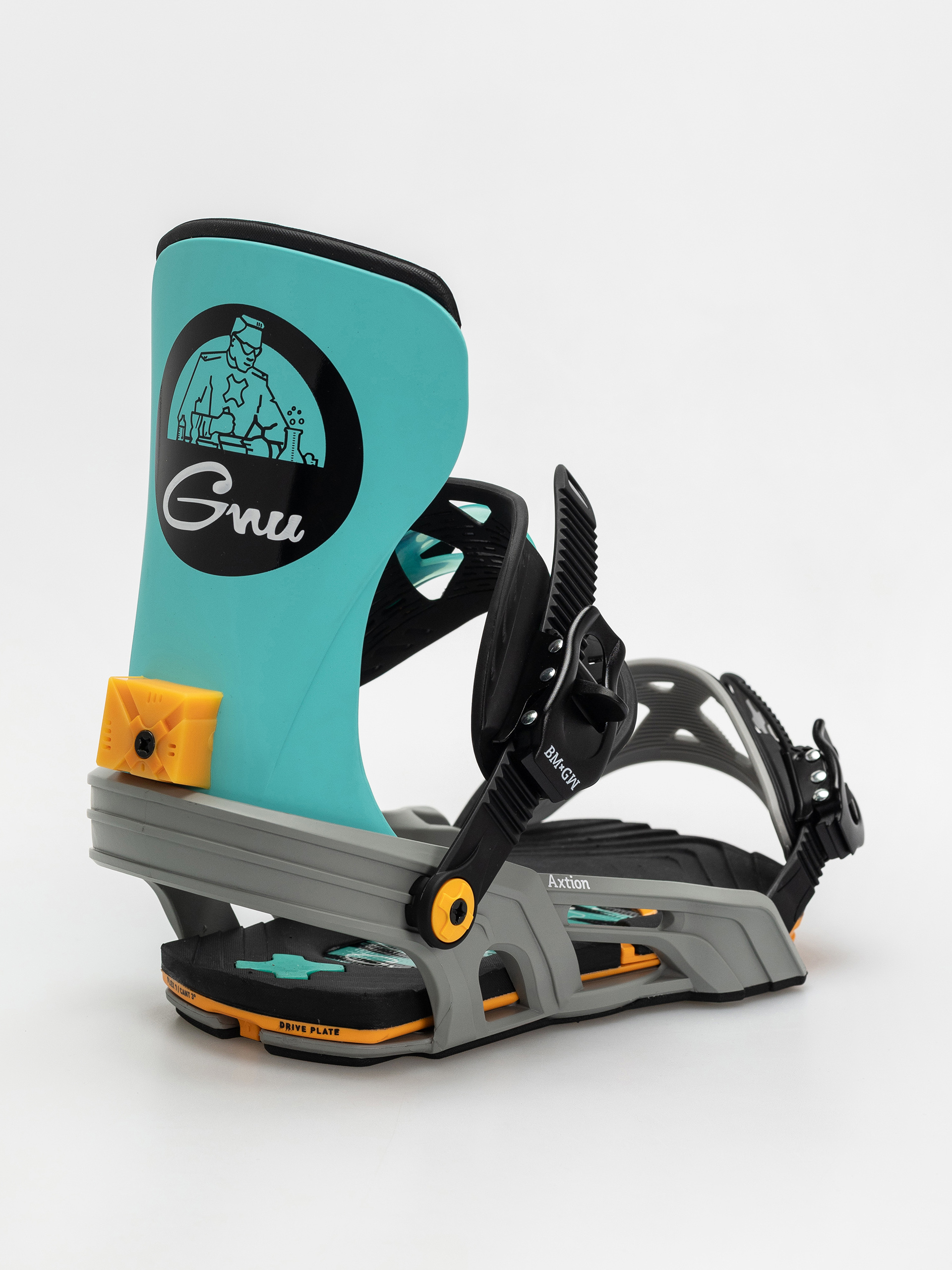 Pentru bărbați Legături pentru snowboard Bent Metal Axtion (grey/green)